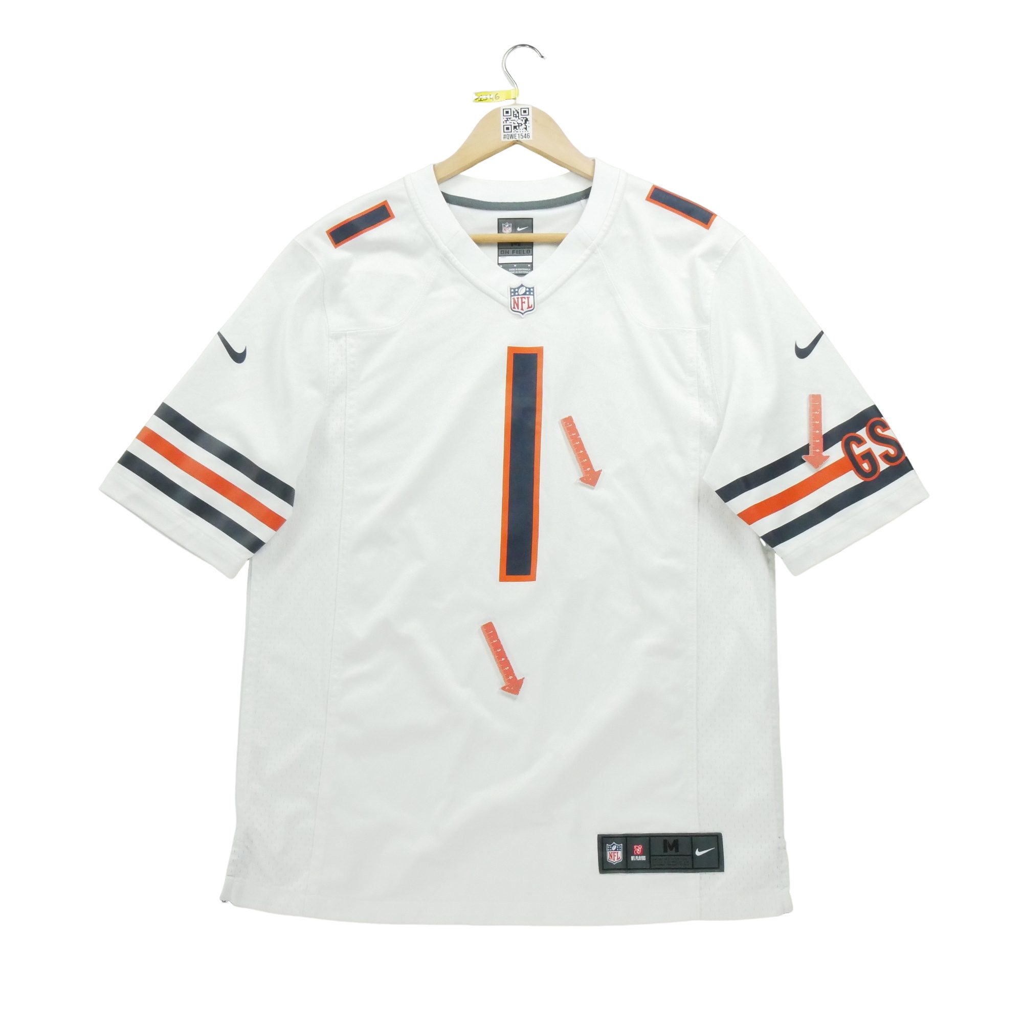 Maillot Homme NFL Chicago Bears Blanc 4