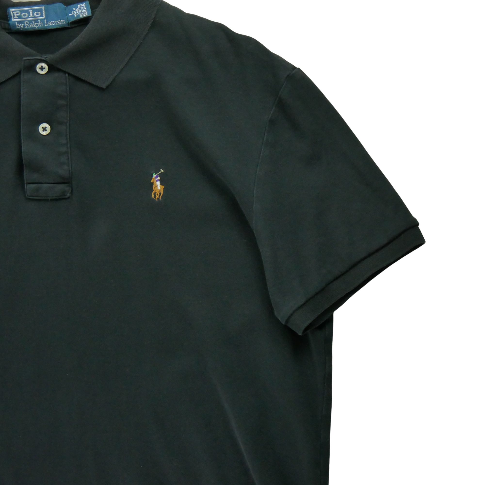 Polo manches courtes Homme  Noir 4