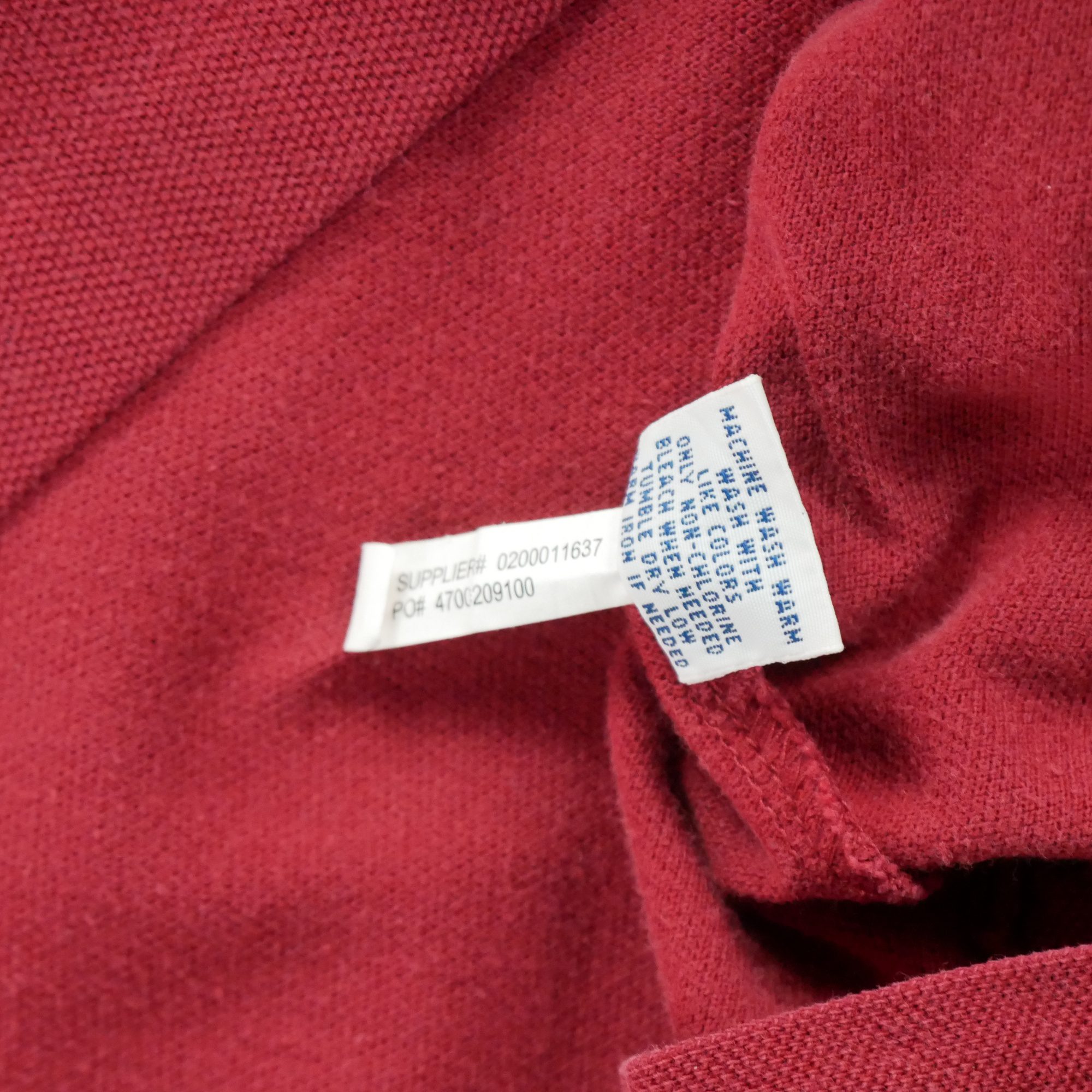 Polo manches courtes Homme  Rouge 7