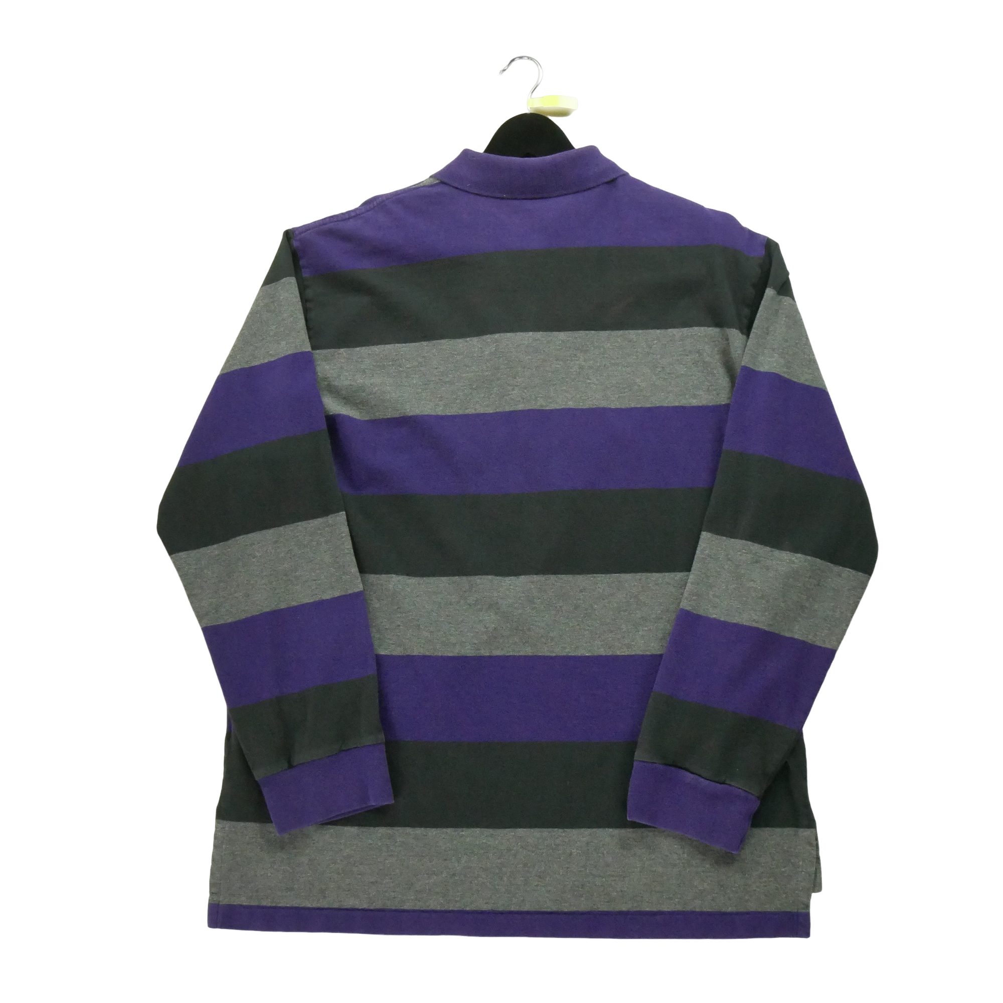 Polo manches longues Homme  Noir 2