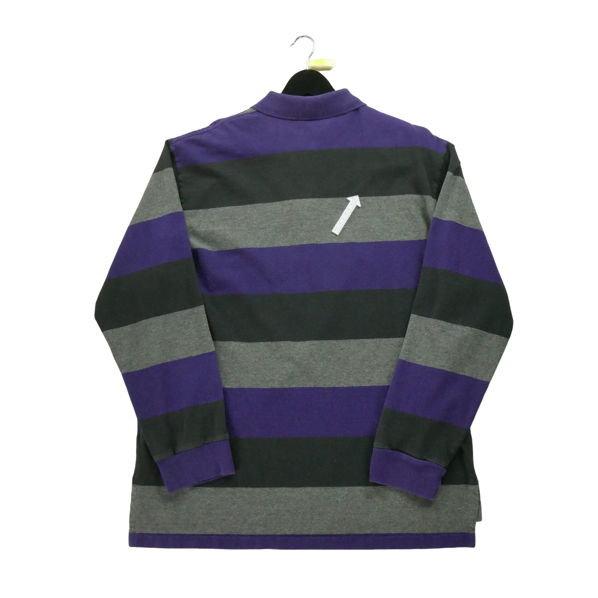 Polo manches longues Homme  Noir 5