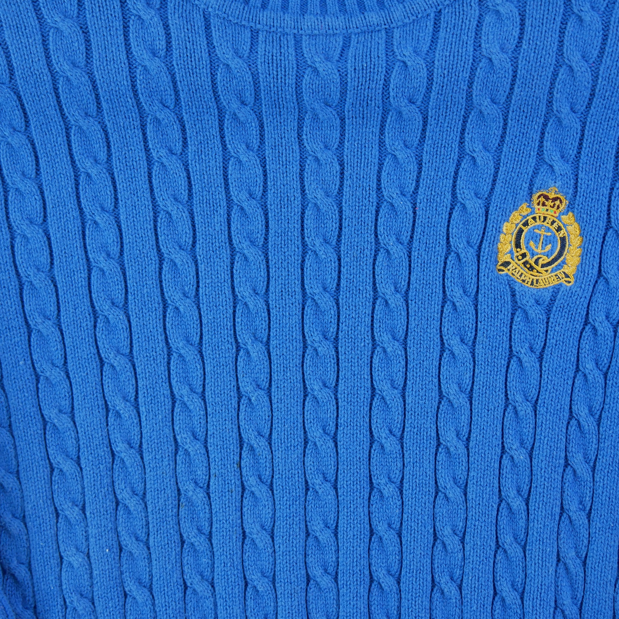 Pull Femme  maille torsadée Bleu 3