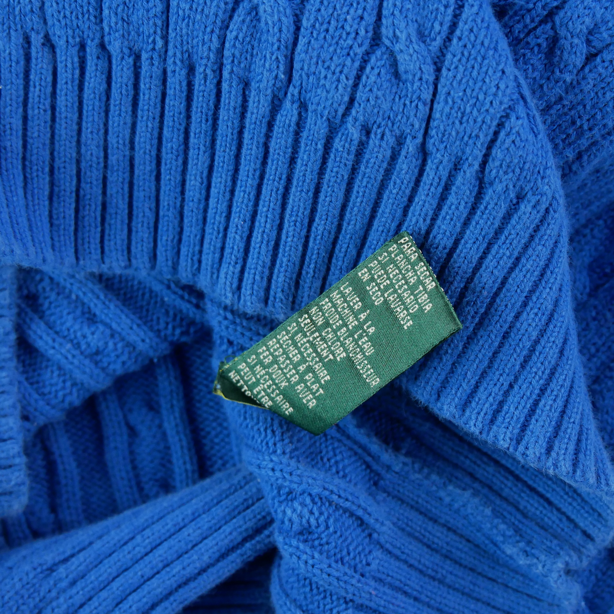 Pull Femme  maille torsadée Bleu 8
