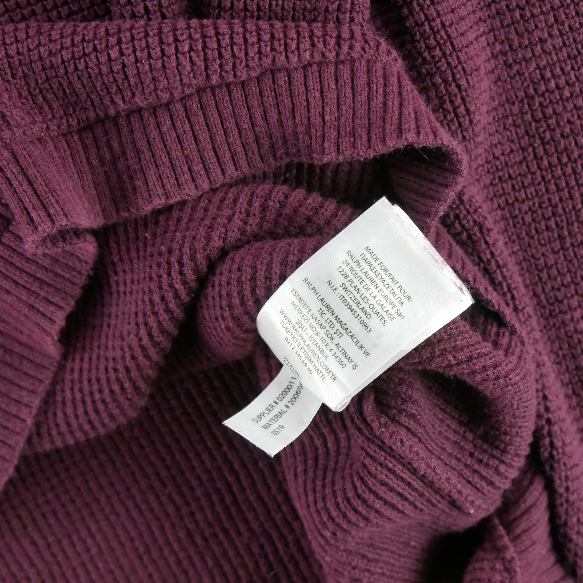 Pull Femme  Bordeaux 7
