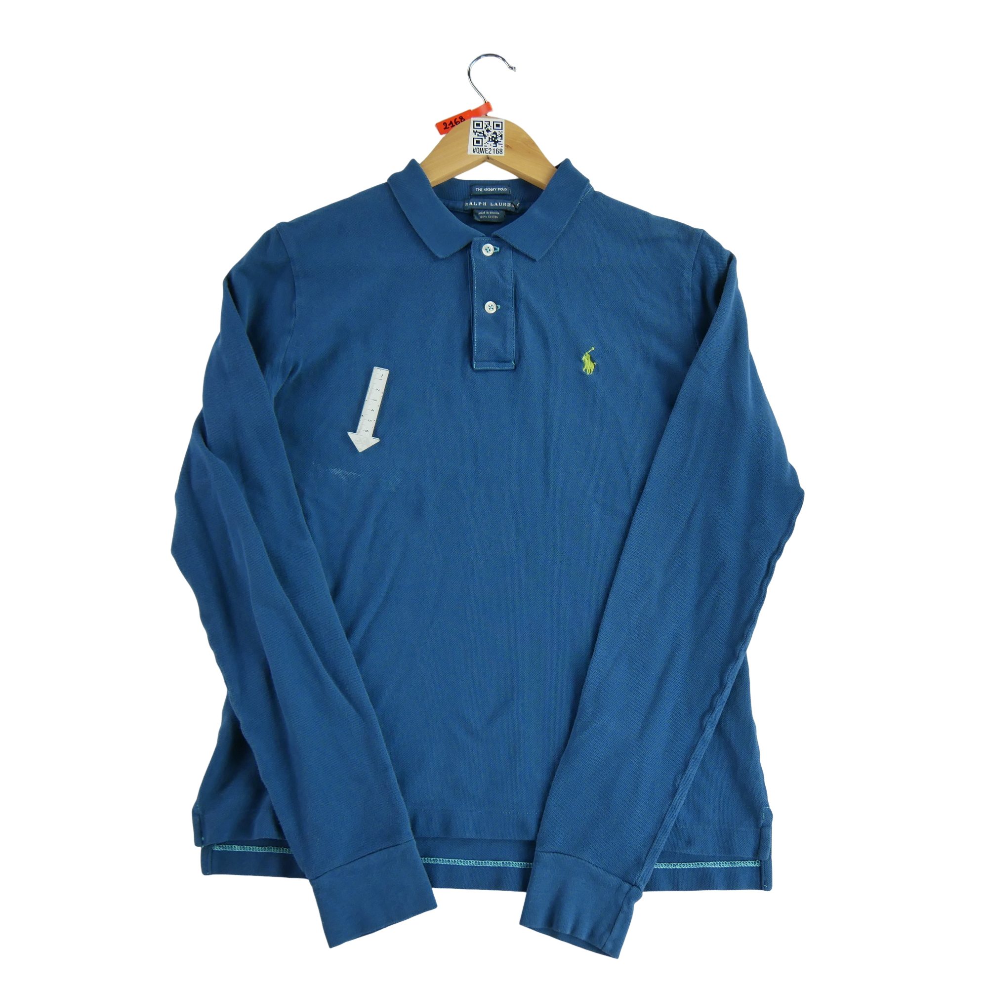 Polo manches longues Femme  Bleu 4