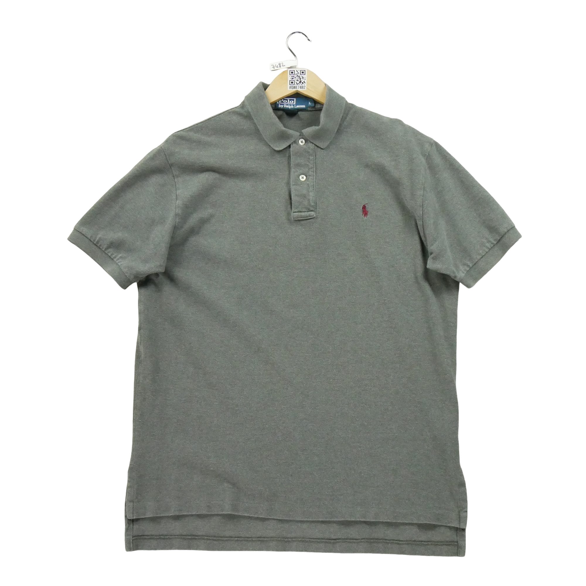 Polo manches courtes Homme  Gris 2
