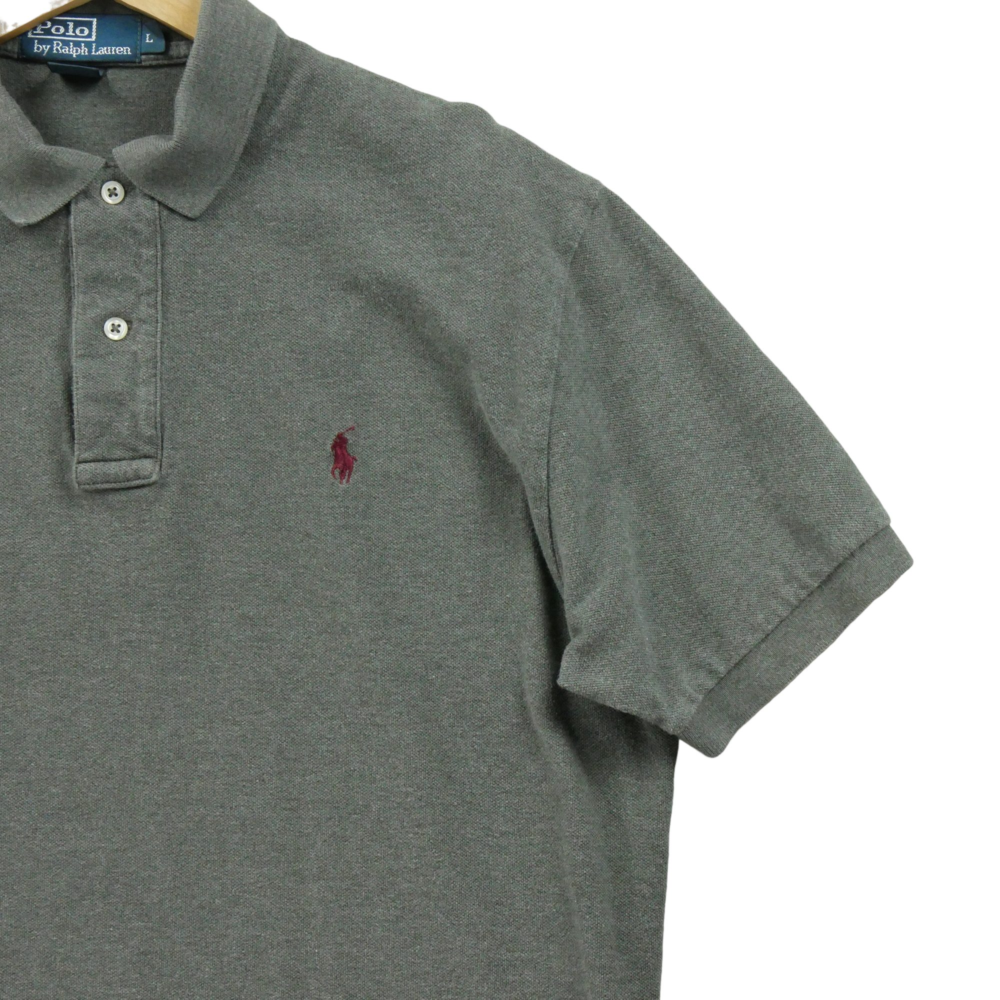 Polo manches courtes Homme  Gris 4
