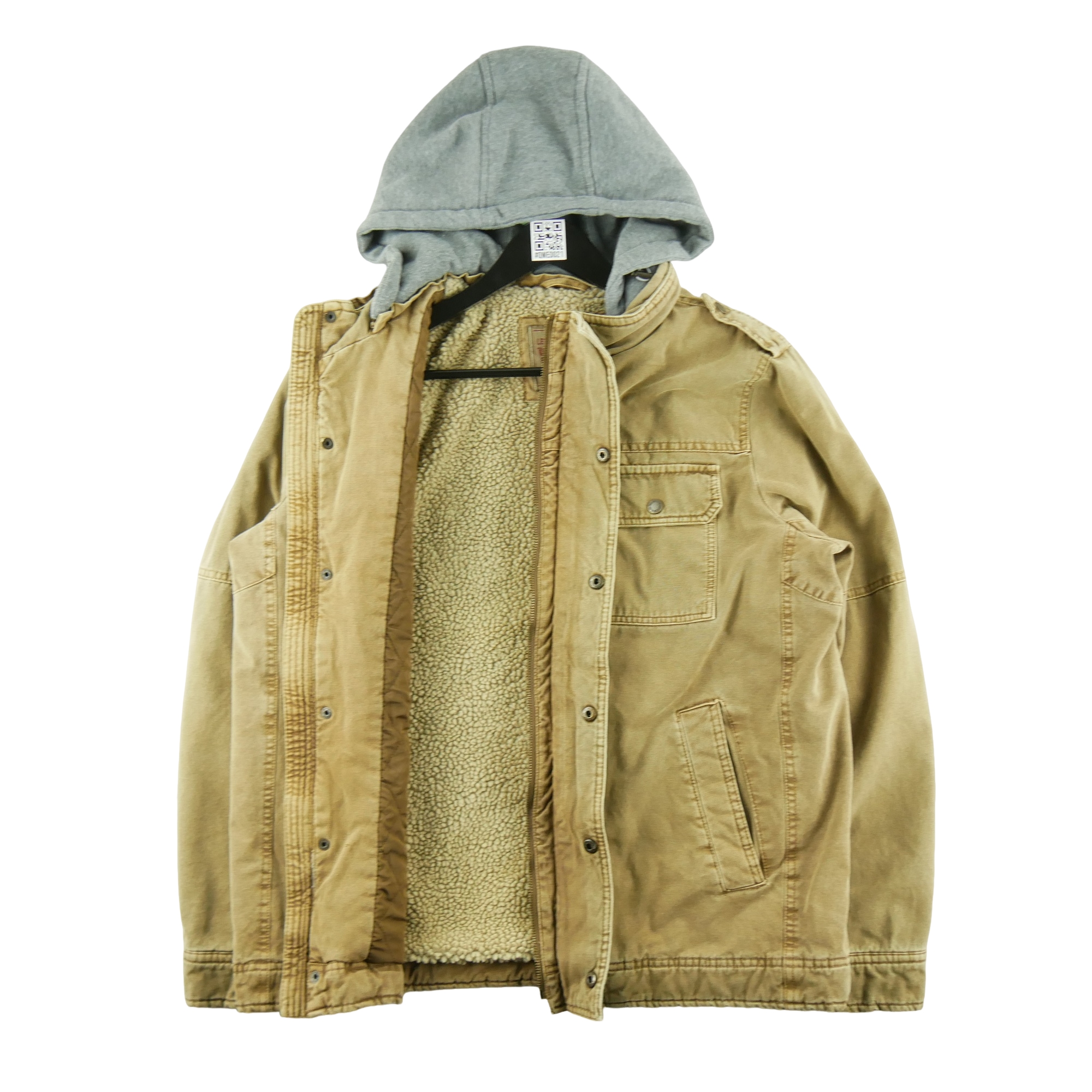 Veste Homme  Sherpa Levis Beige 3
