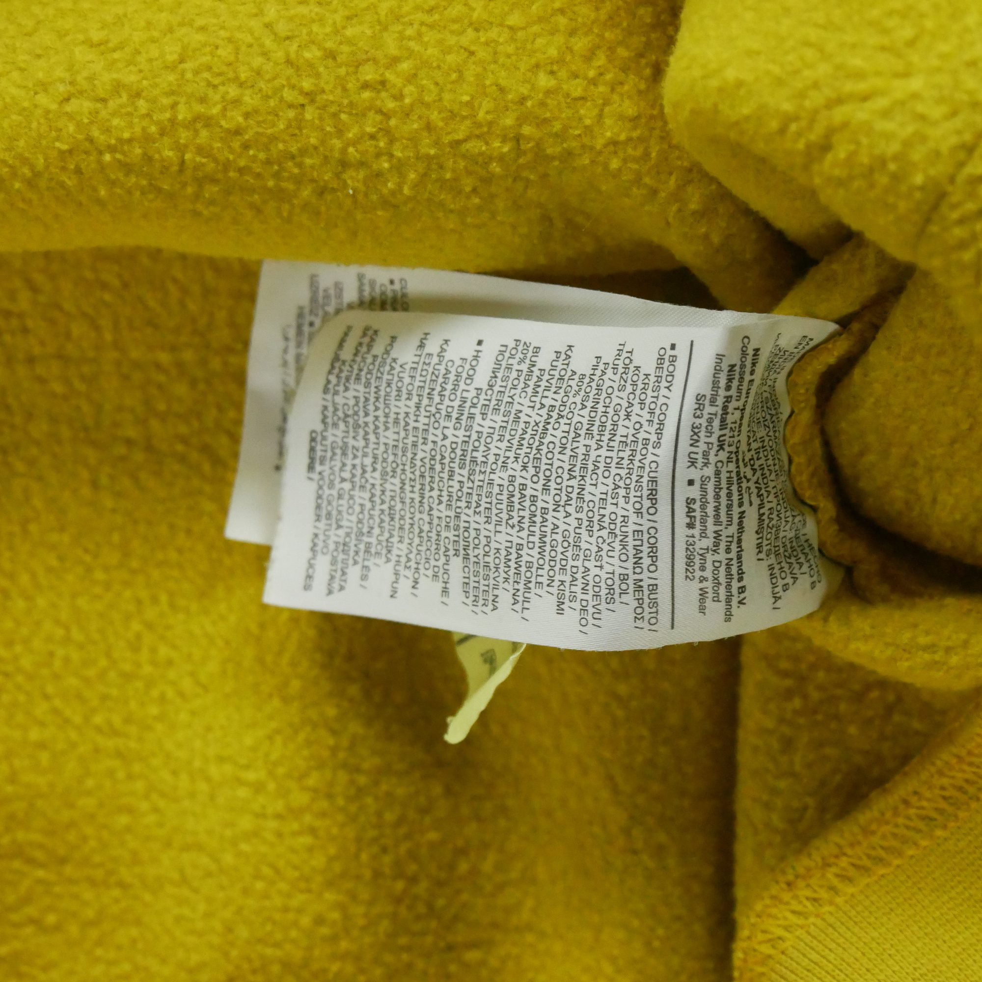 Sweat à capuche Homme  Jaune 8