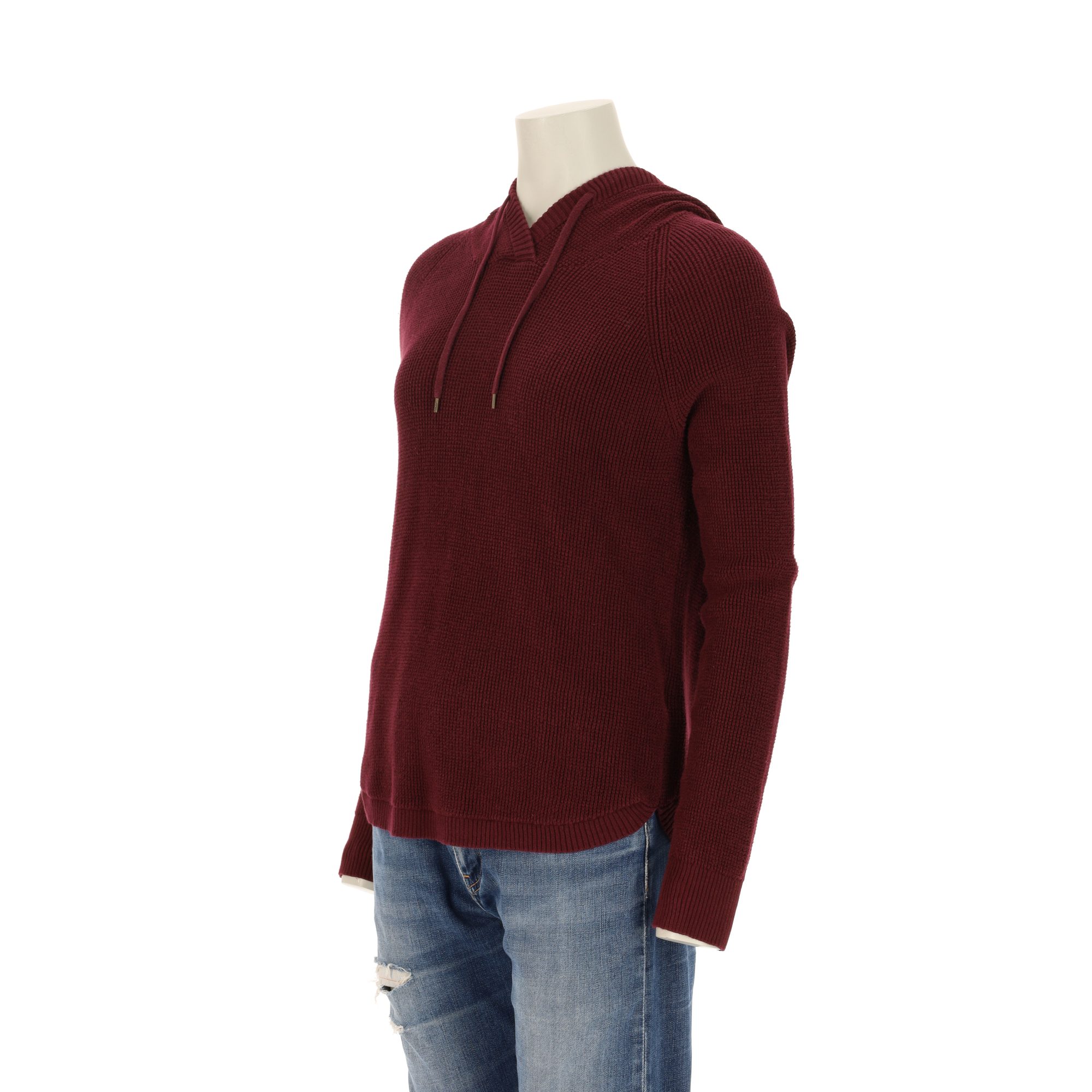 Sweat à capuche Femme  Bordeaux 4