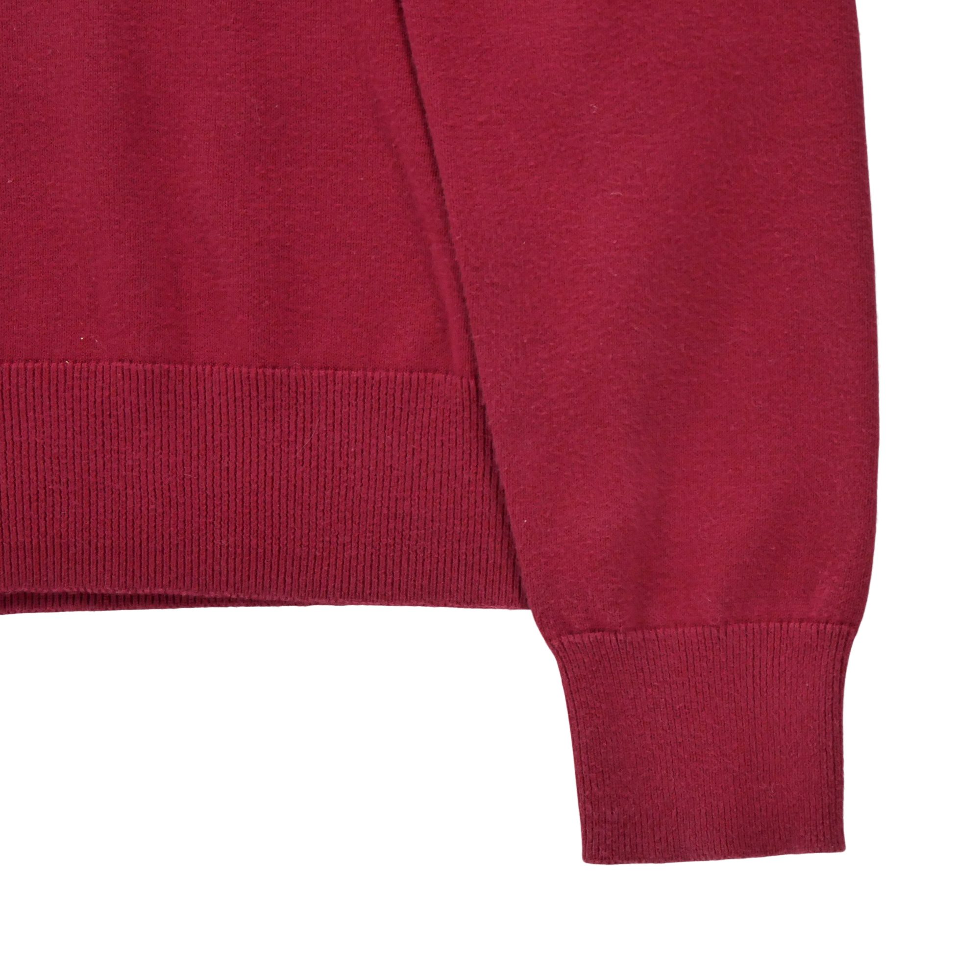 Pull Homme  Col V Rouge 4