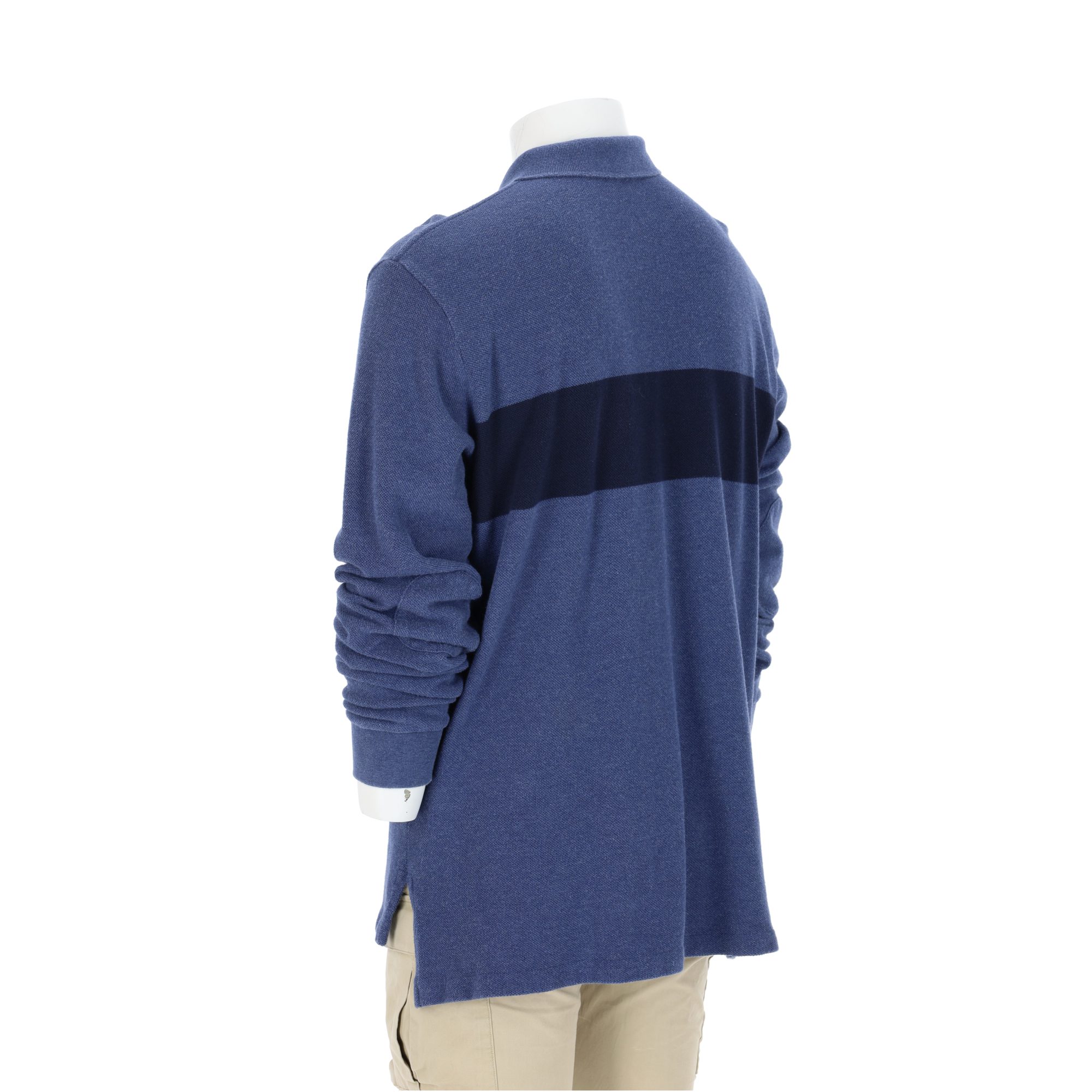 Polo manches longues Homme  Bleu 5