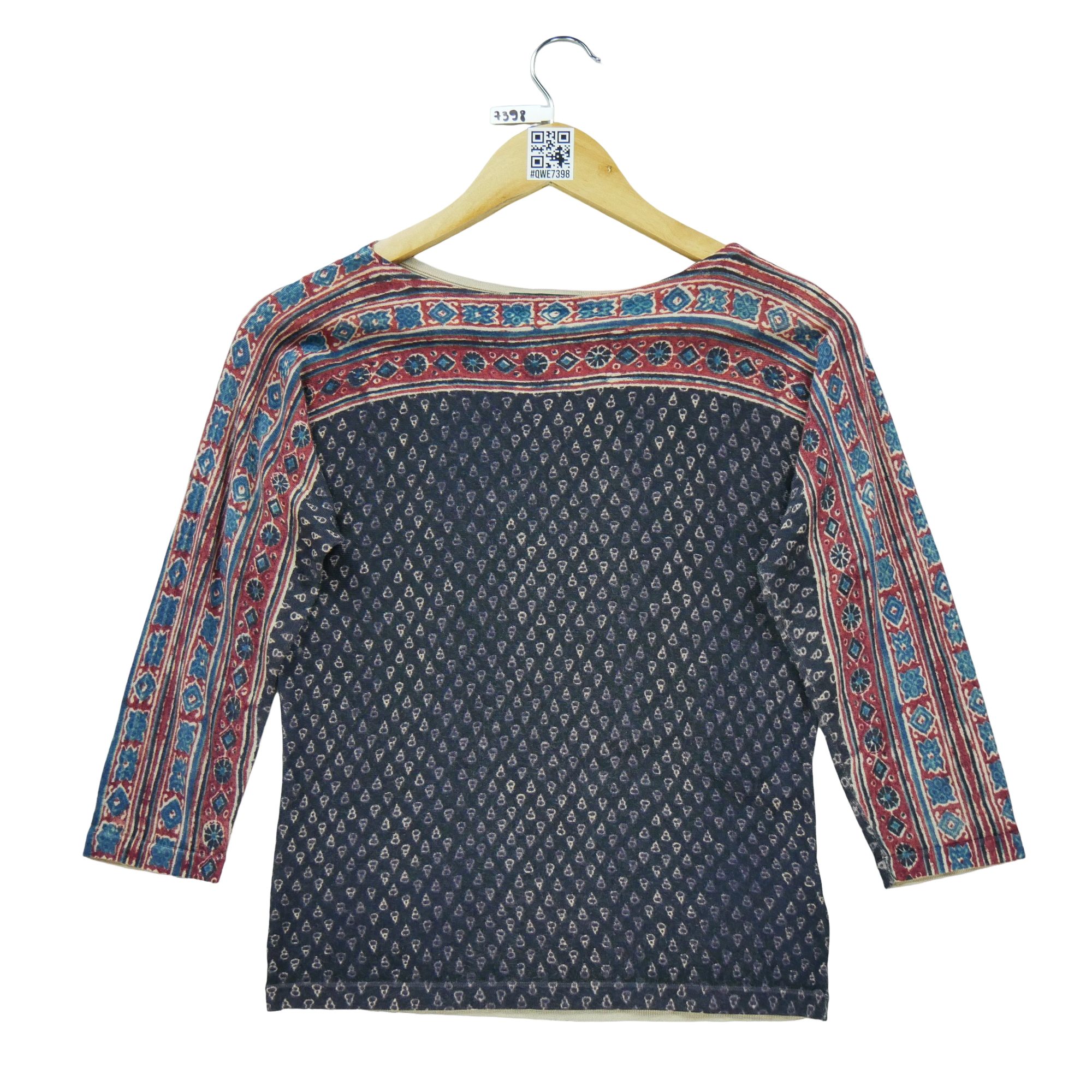 T-shirt manches longues Femme  Marine 1