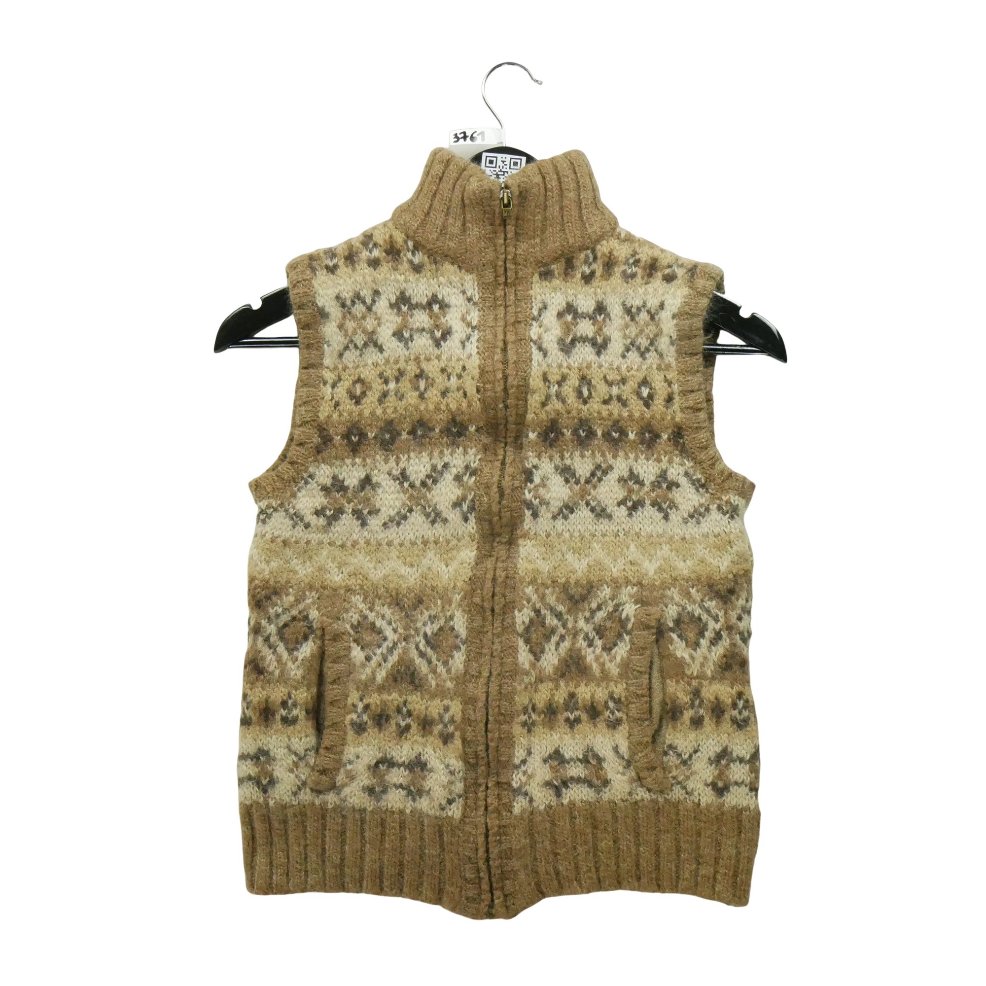 Pull Femme  en laine Marron 1