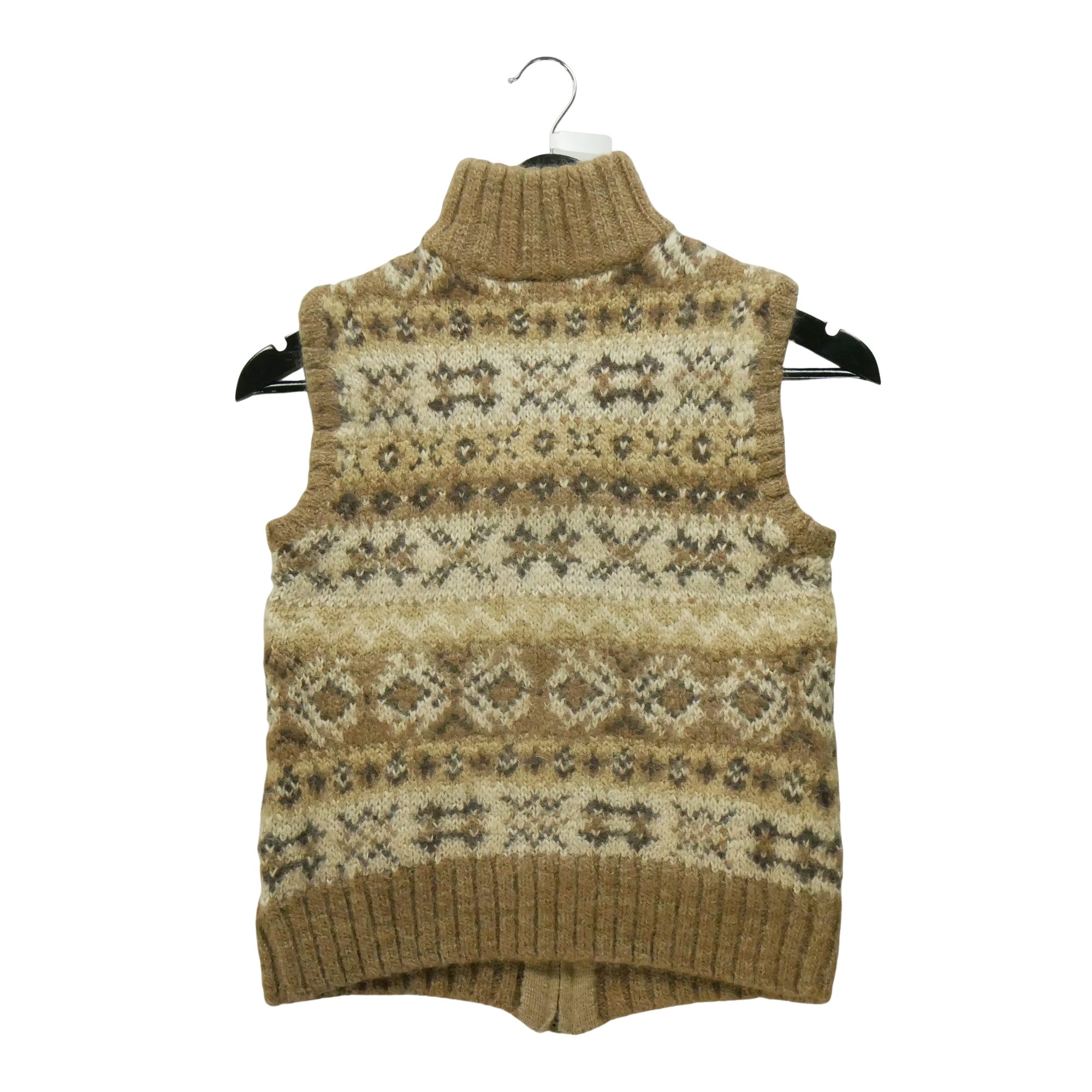 Pull Femme  en laine Marron 2