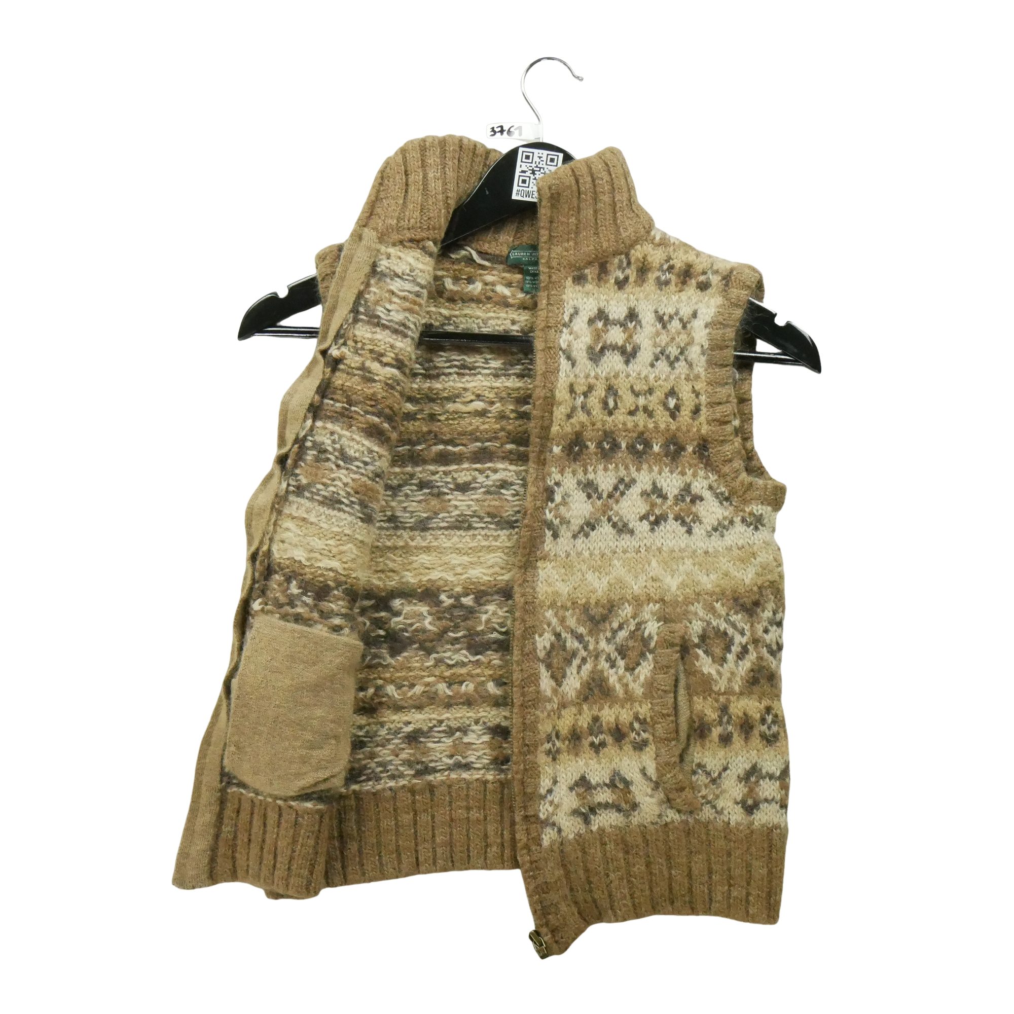 Pull Femme  en laine Marron 3
