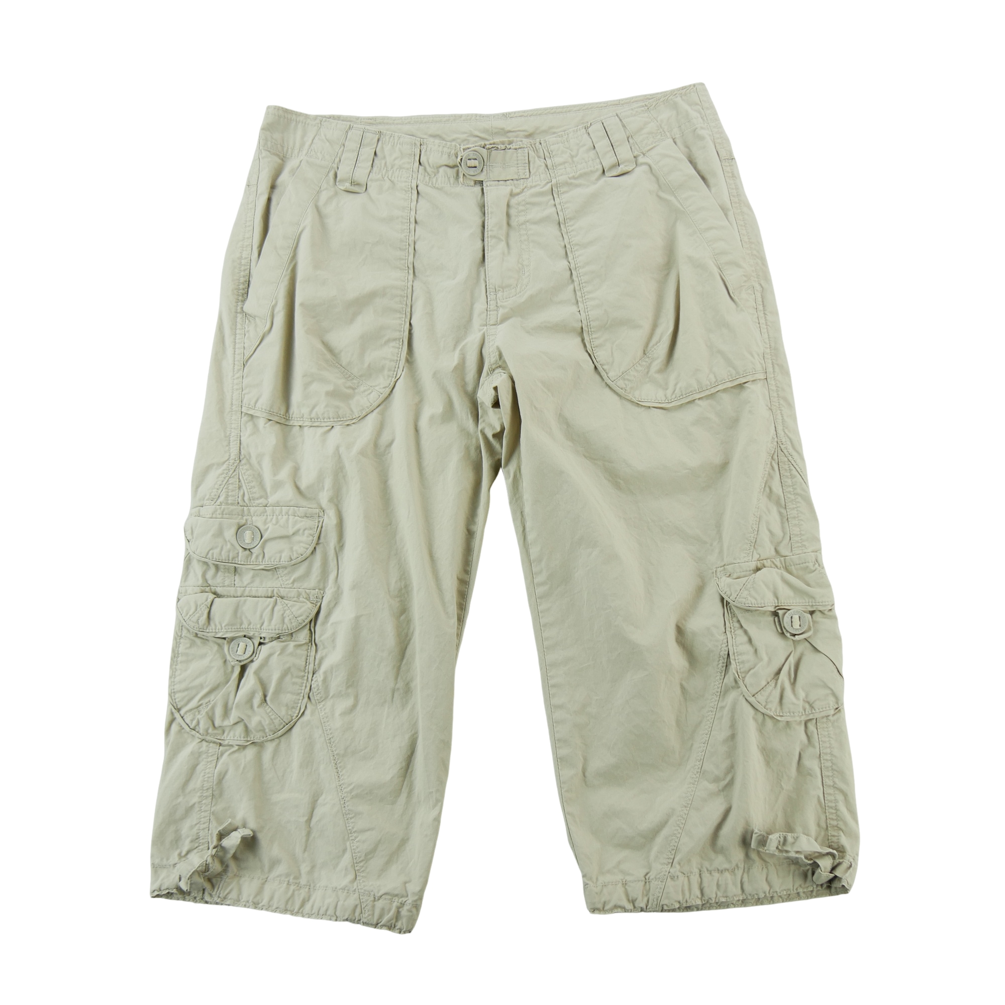 Pantacourt Femme cargo Beige 1