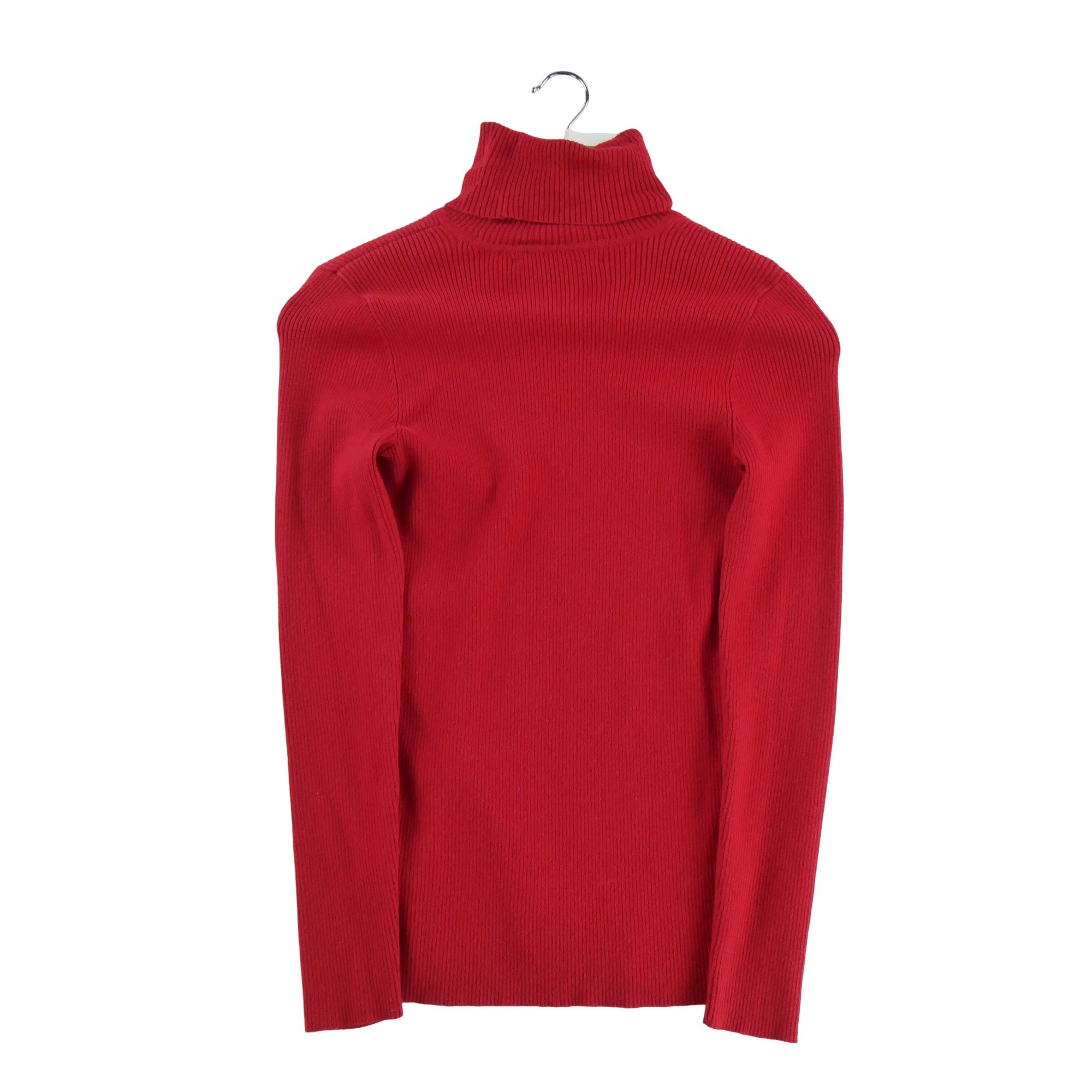 Pull Femme  col roulé Rouge 2