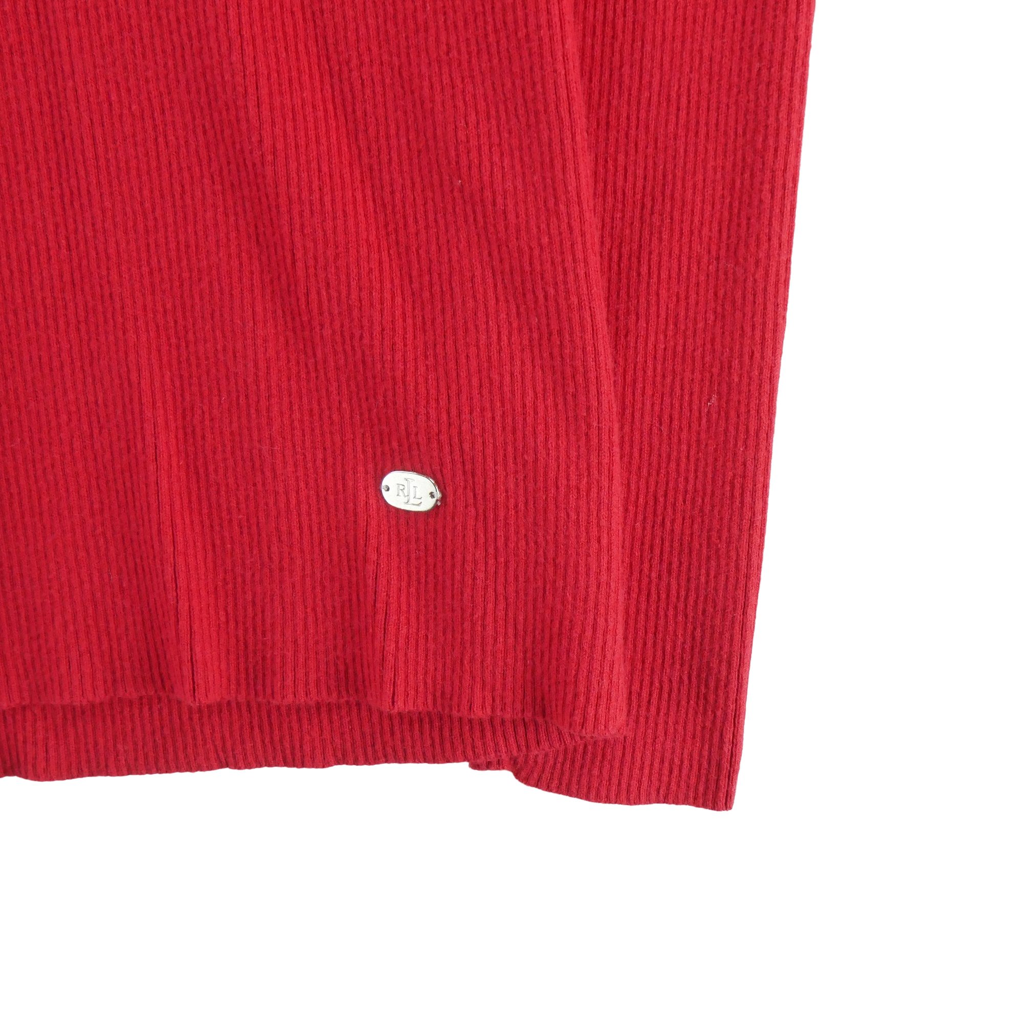 Pull Femme  col roulé Rouge 3