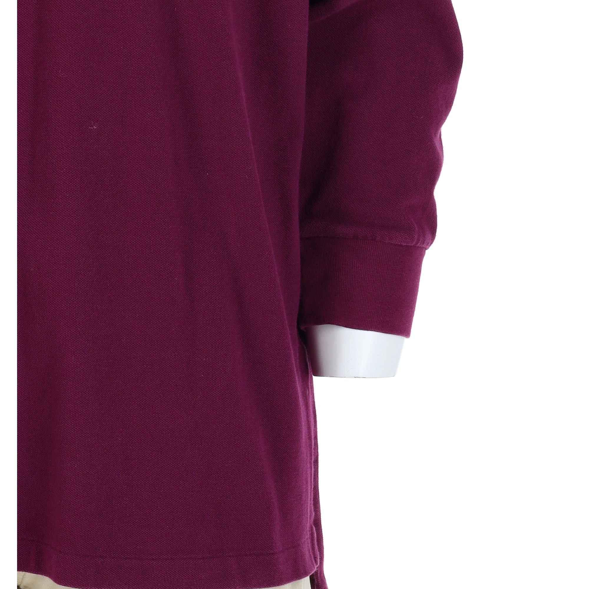Polo manches longues Homme  Violet 7