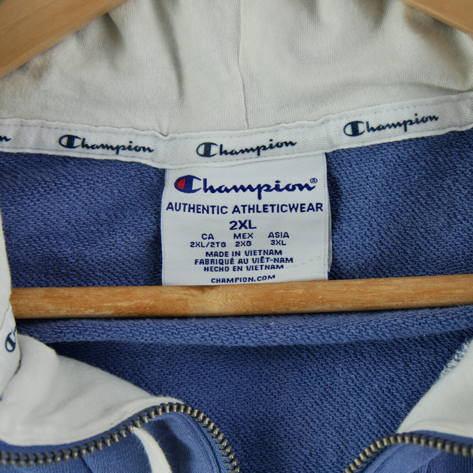 Sweat à capuche Homme  Bleu clair 6
