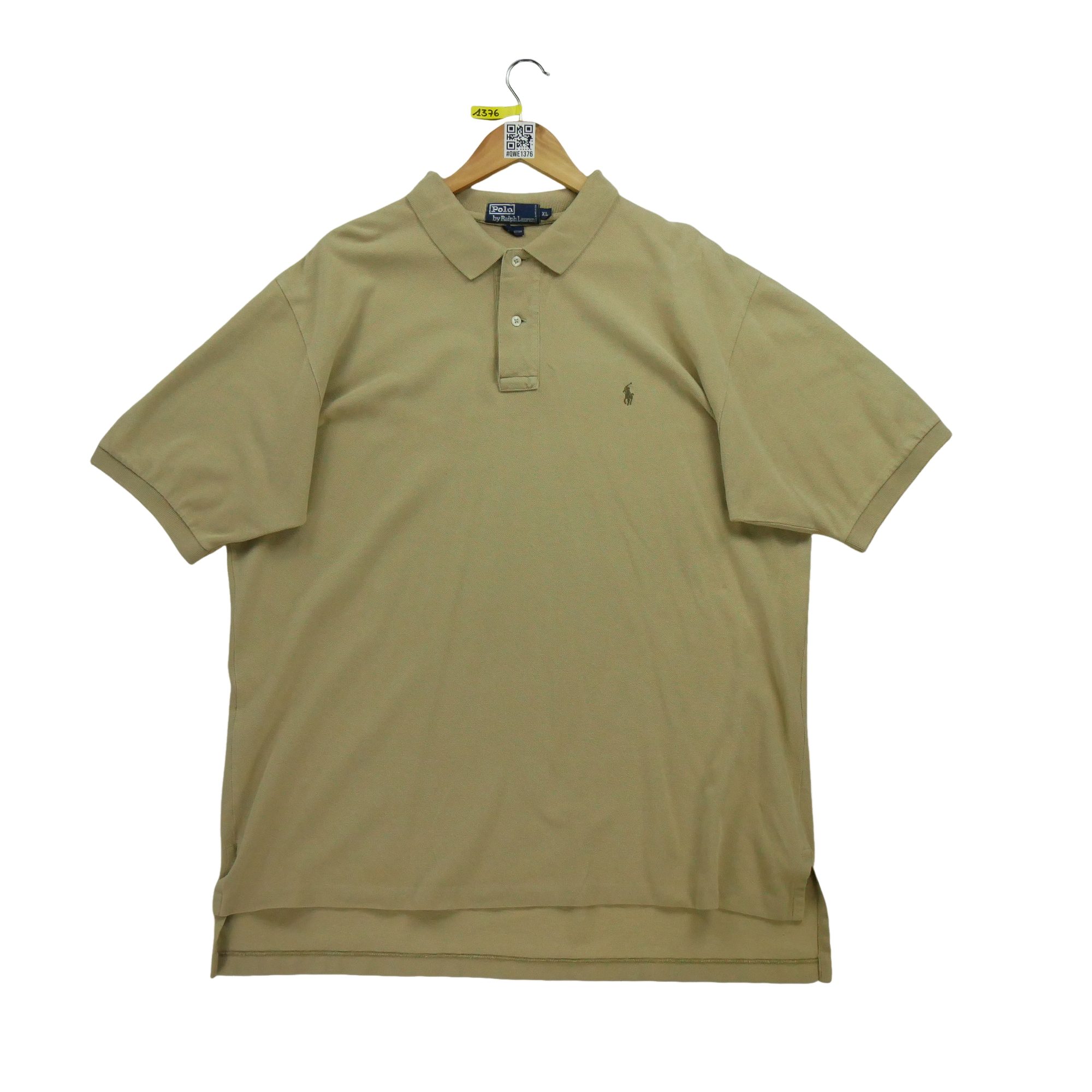 Polo manches courtes Homme  Beige 2