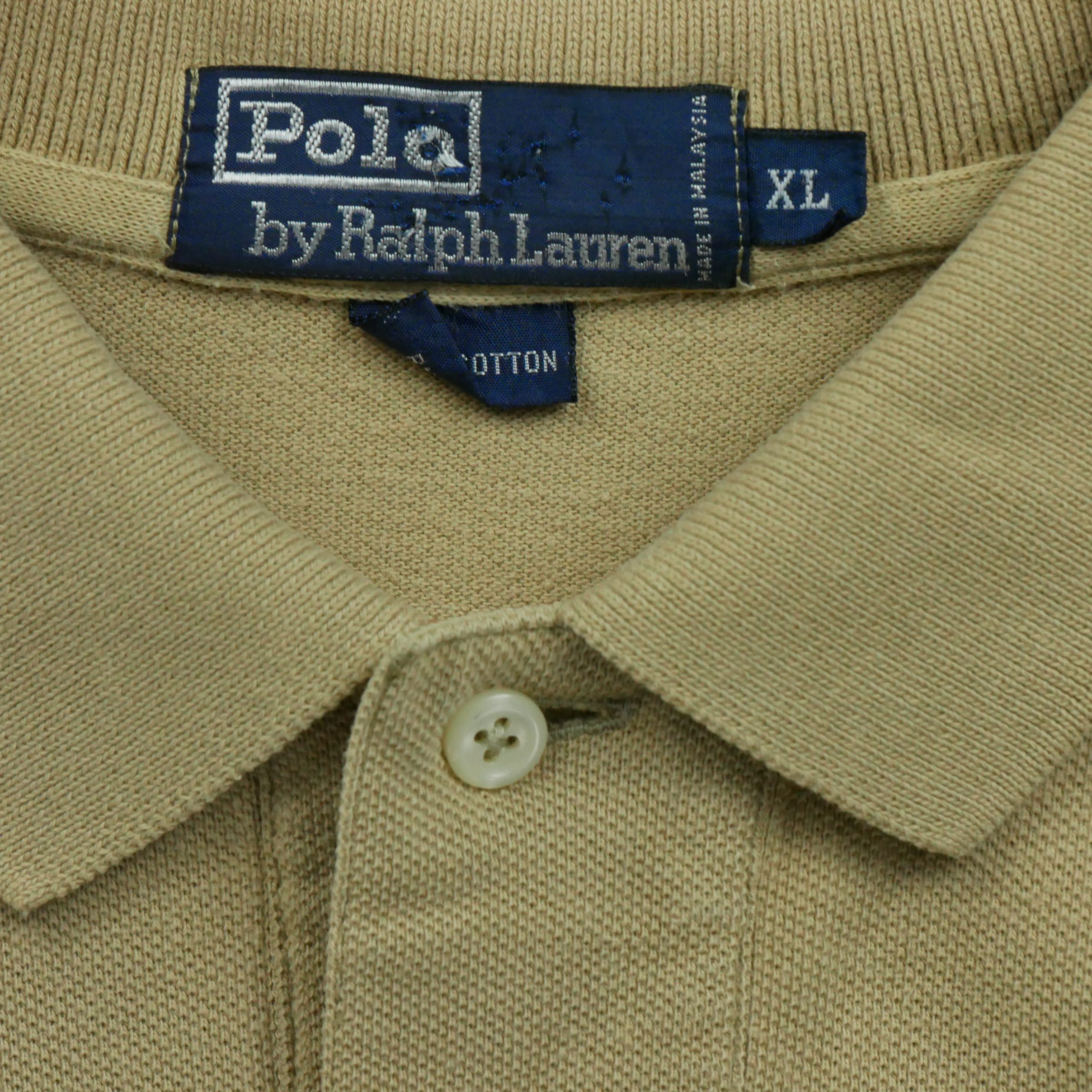 Polo manches courtes Homme  Beige 7