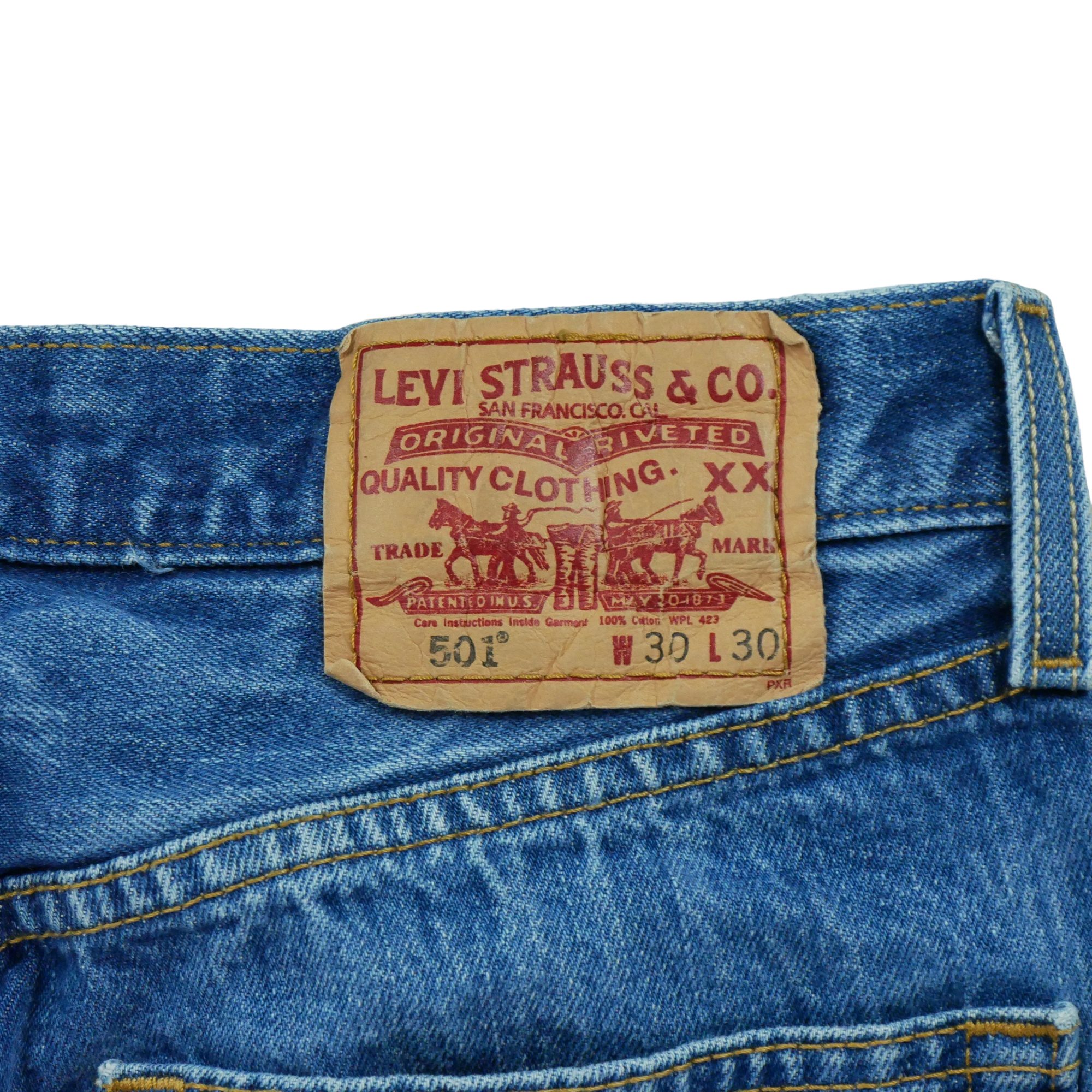 Jean Homme Levis 501 Bleu 6