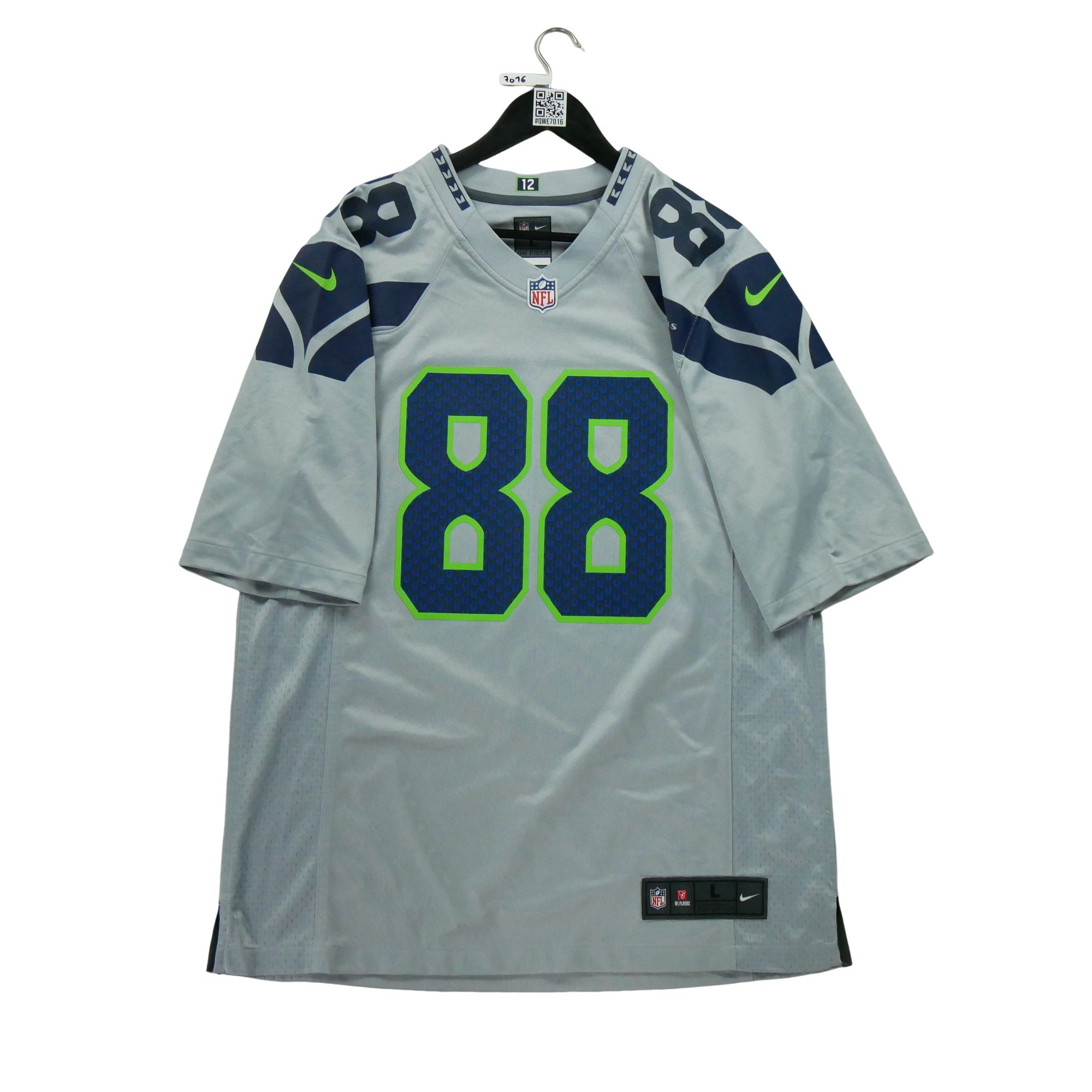 Maillot Homme NFL Seattle Seahawks Gris 3