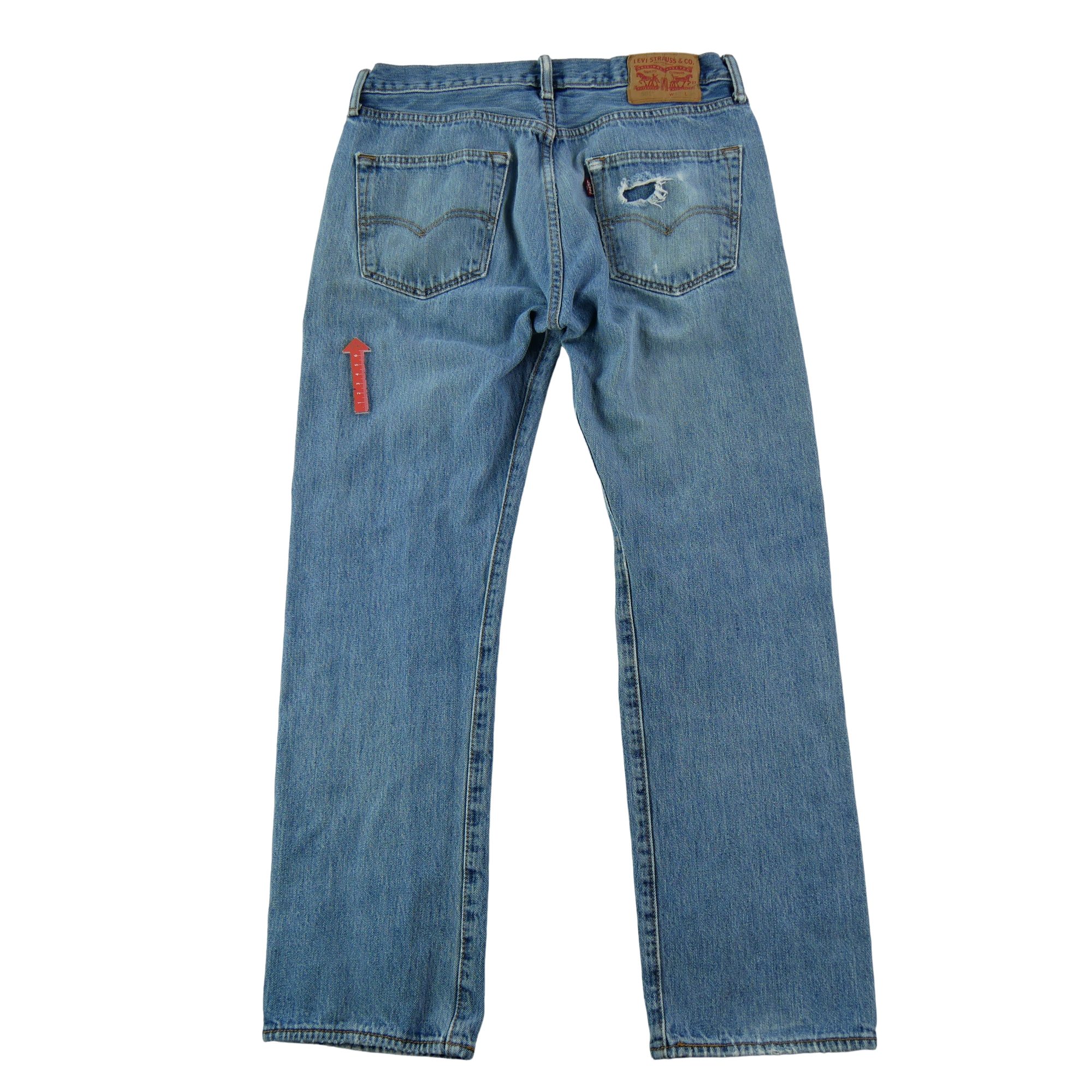 Jean Homme Levis 501 Bleu clair 7