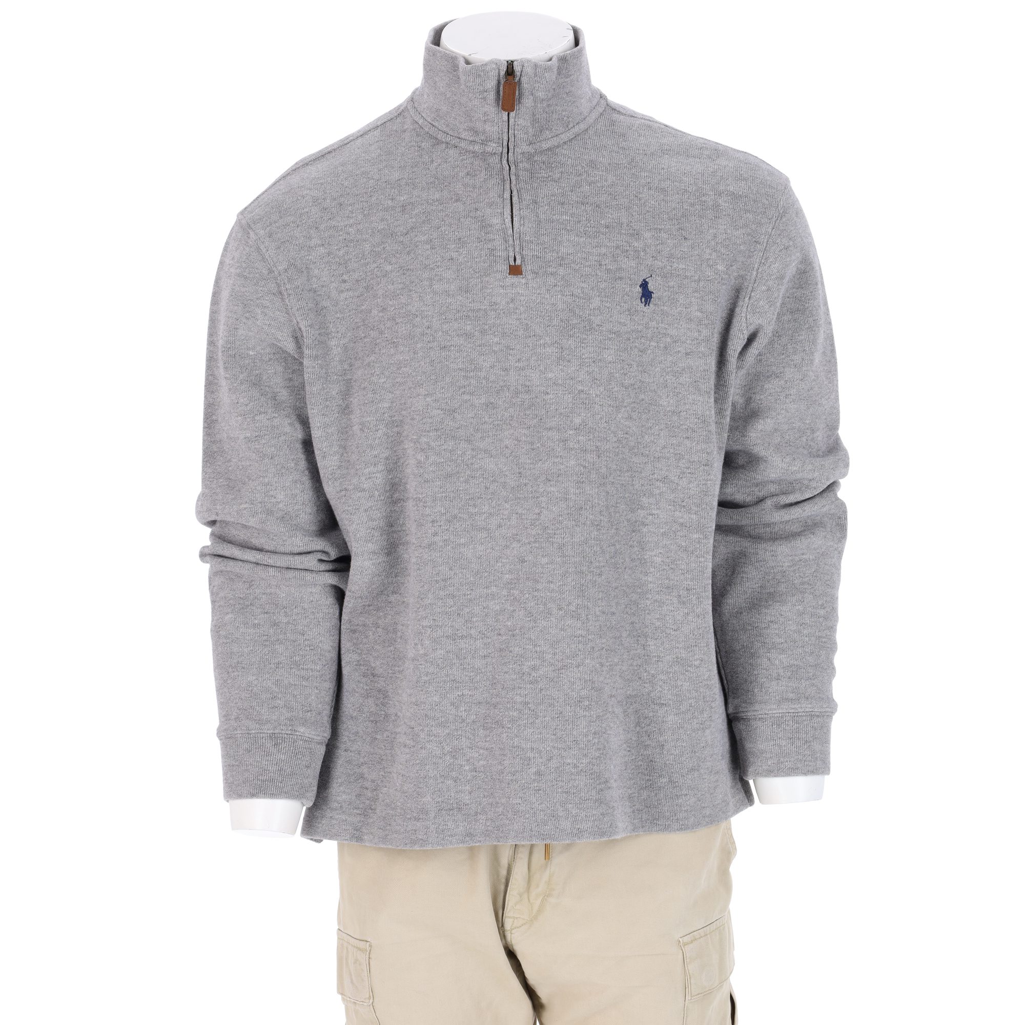 Pull Homme  col camionneur Gris 1