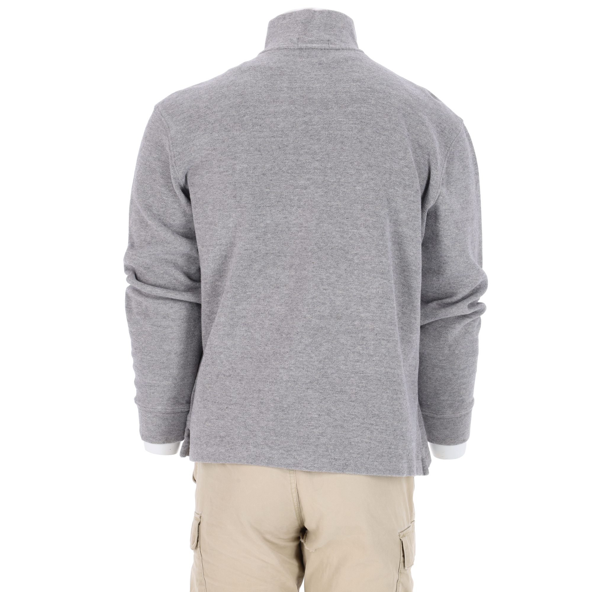 Pull Homme  col camionneur Gris 2