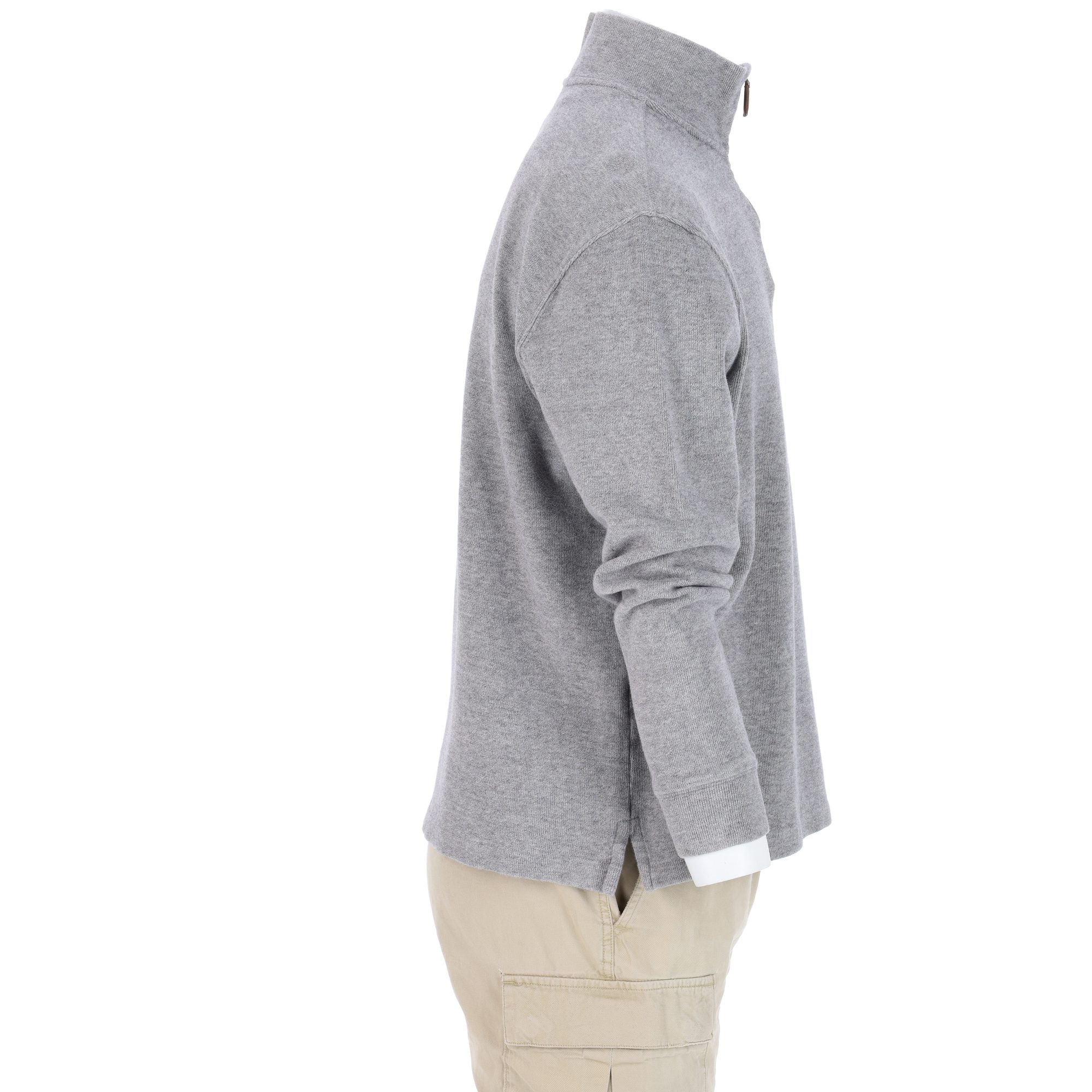 Pull Homme  col camionneur Gris 3