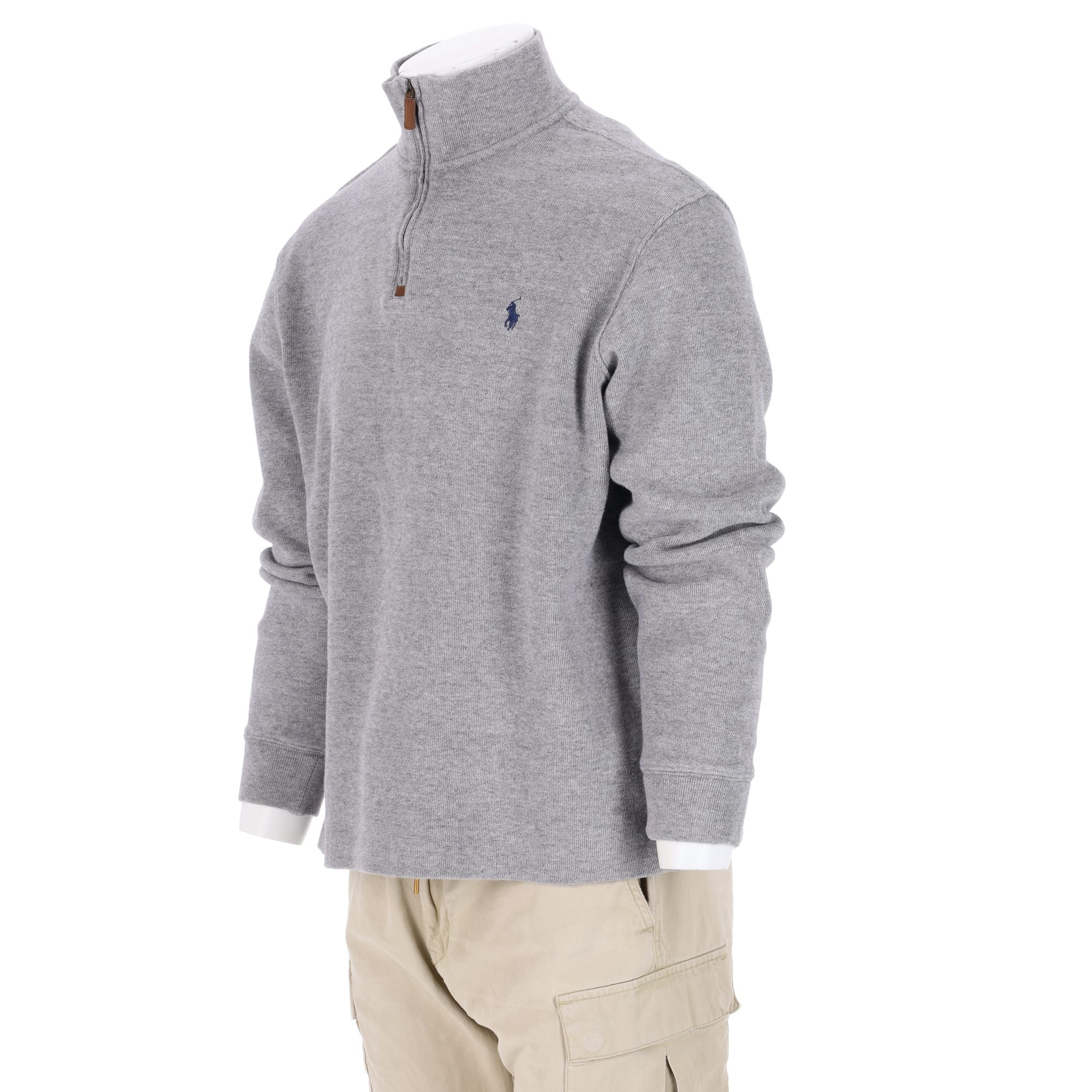 Pull Homme  col camionneur Gris 4
