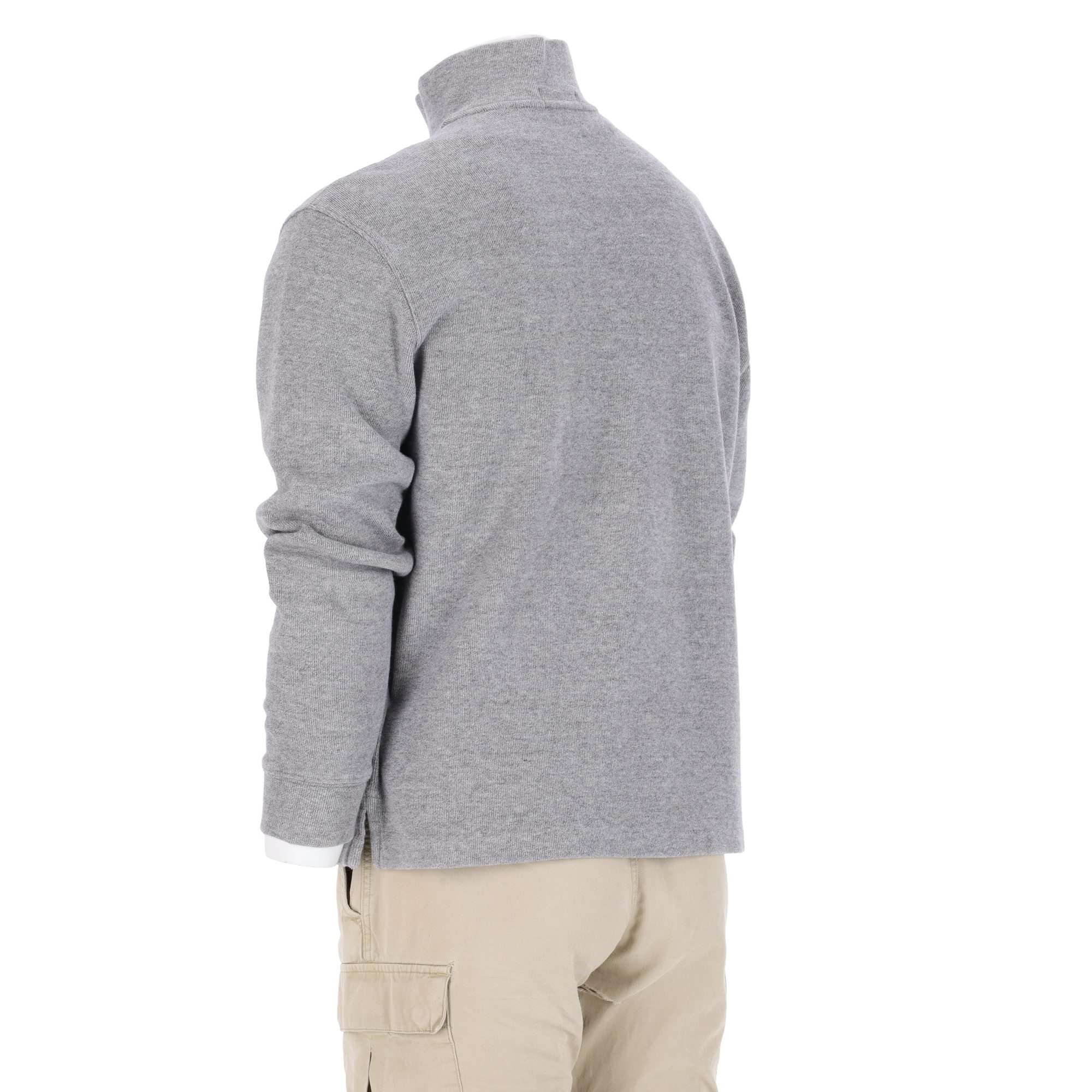 Pull Homme  col camionneur Gris 5