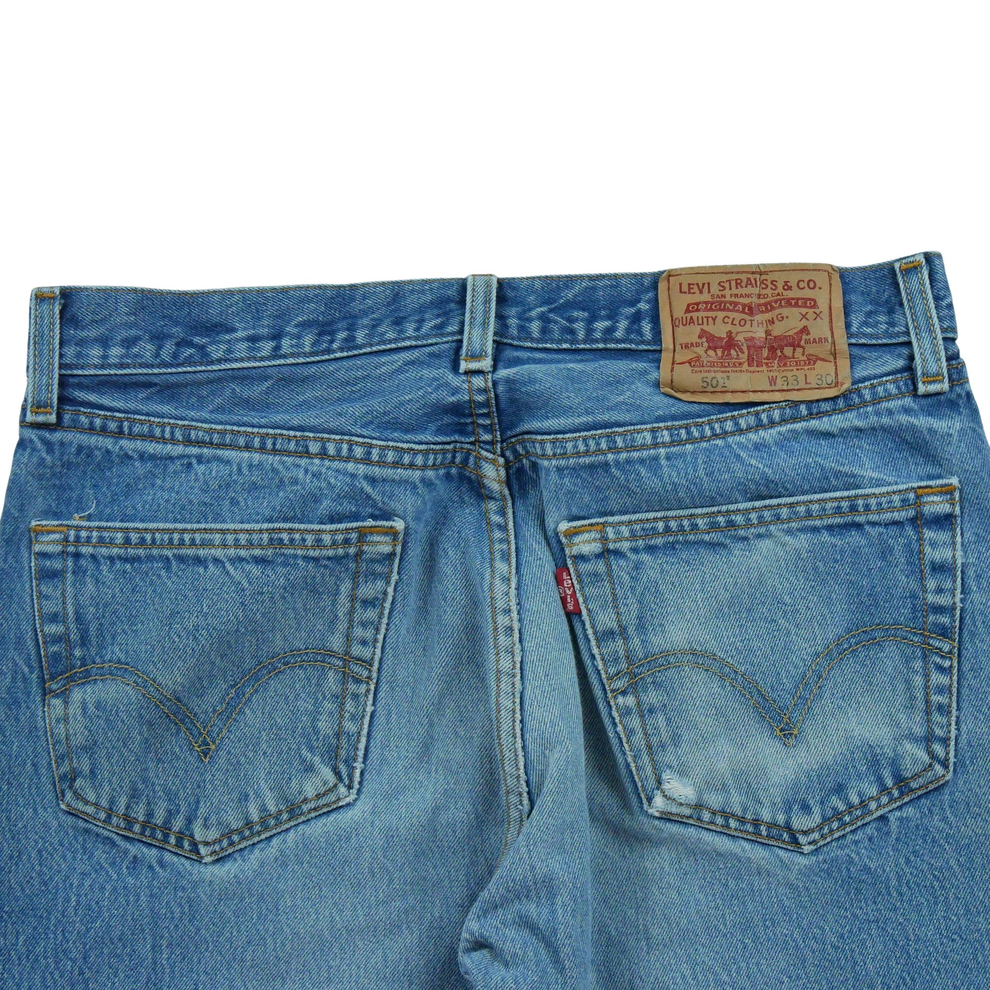 Jean Homme Levis 501 Bleu clair 4
