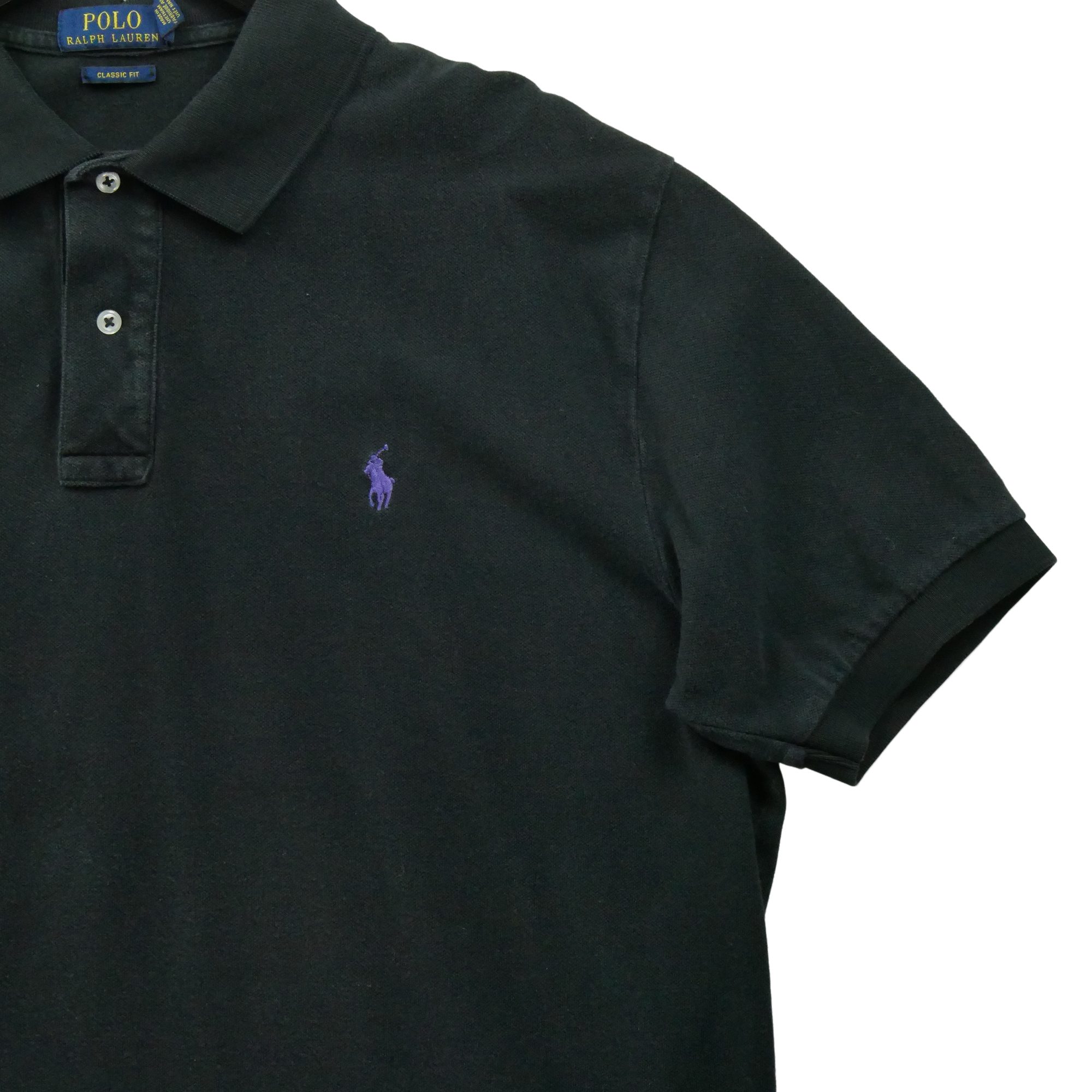 Polo manches courtes Homme  Noir 4