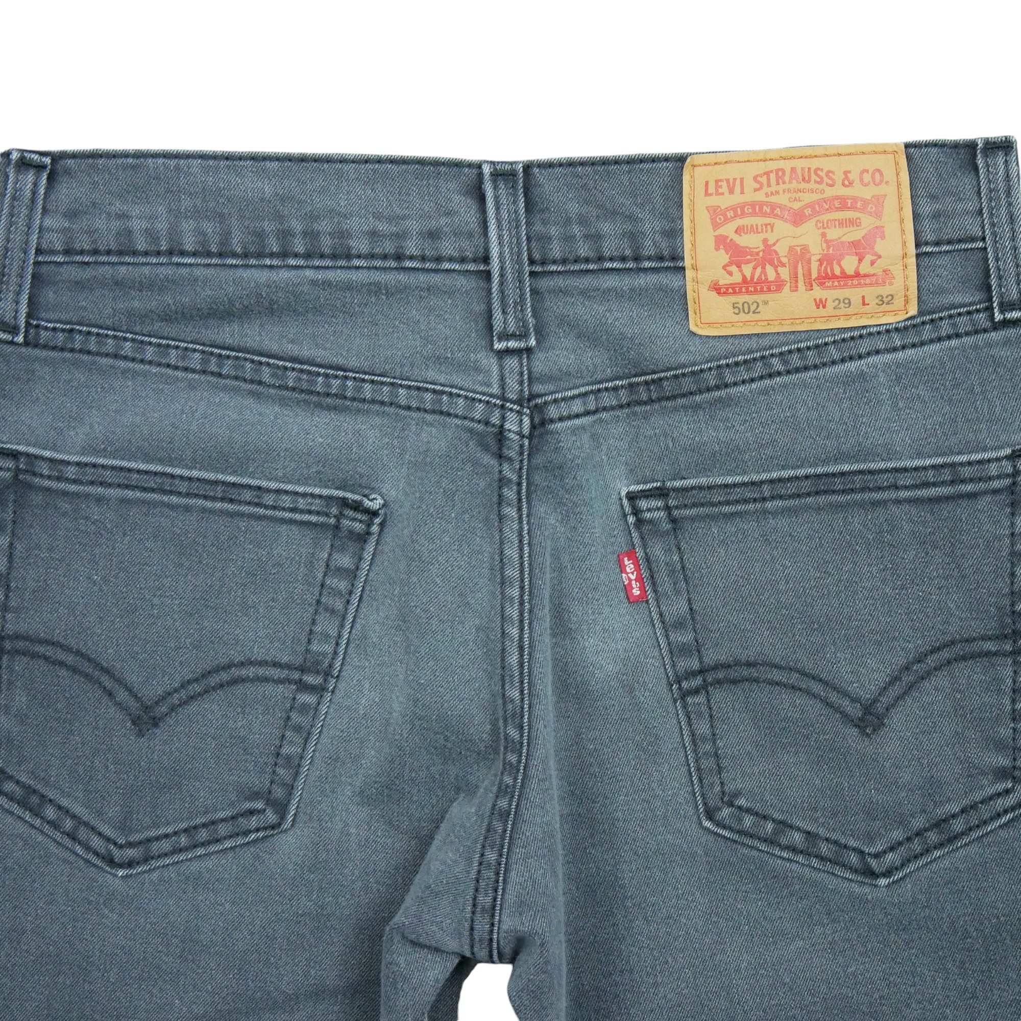 Jean Homme Levis 502 Gris 4