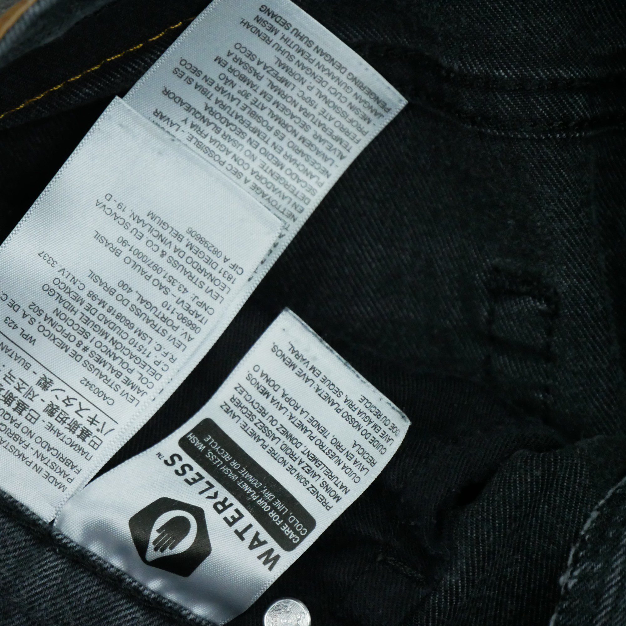 Jean Homme Levis 502 Gris 8