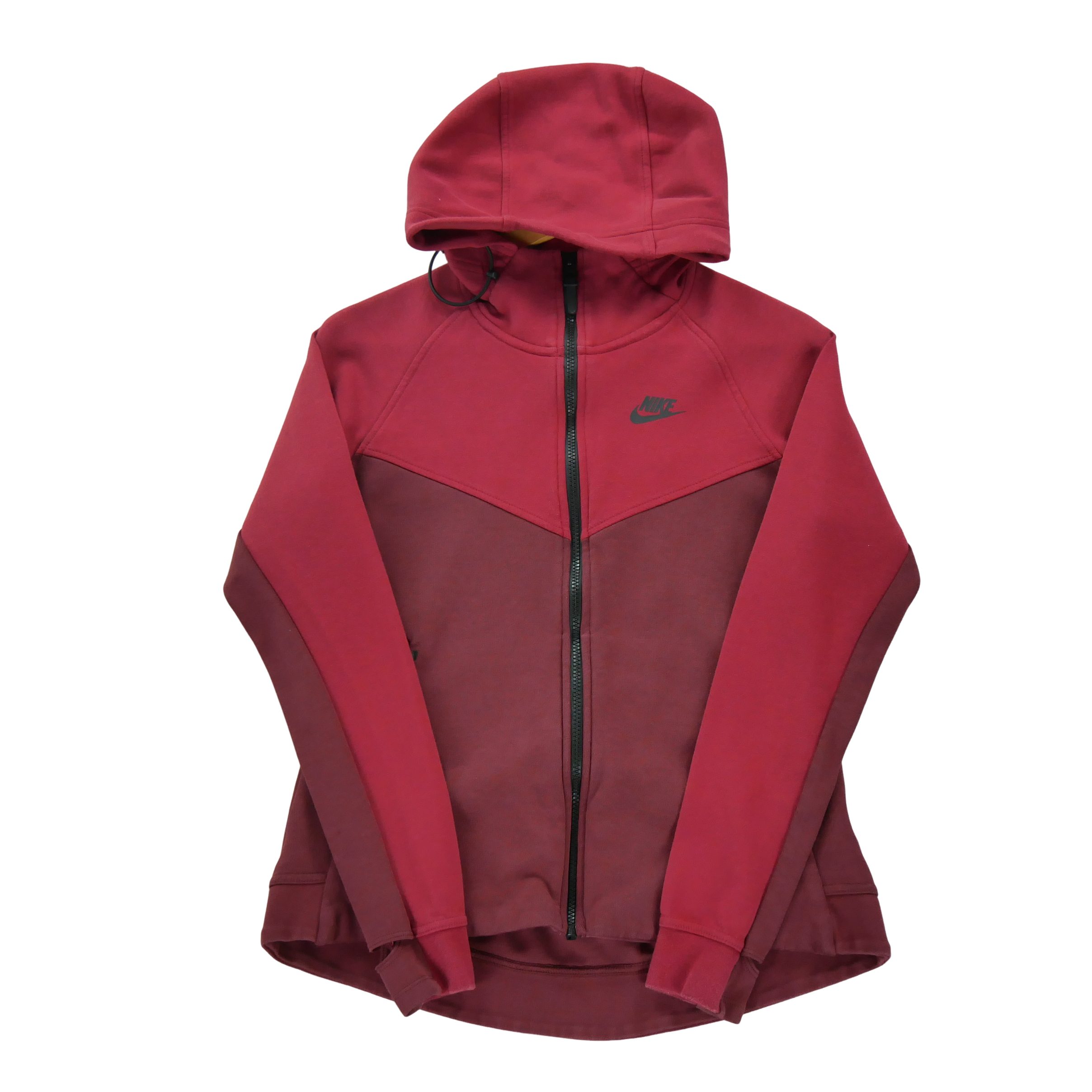 Sweat à capuche Femme  Full zip Rouge 1