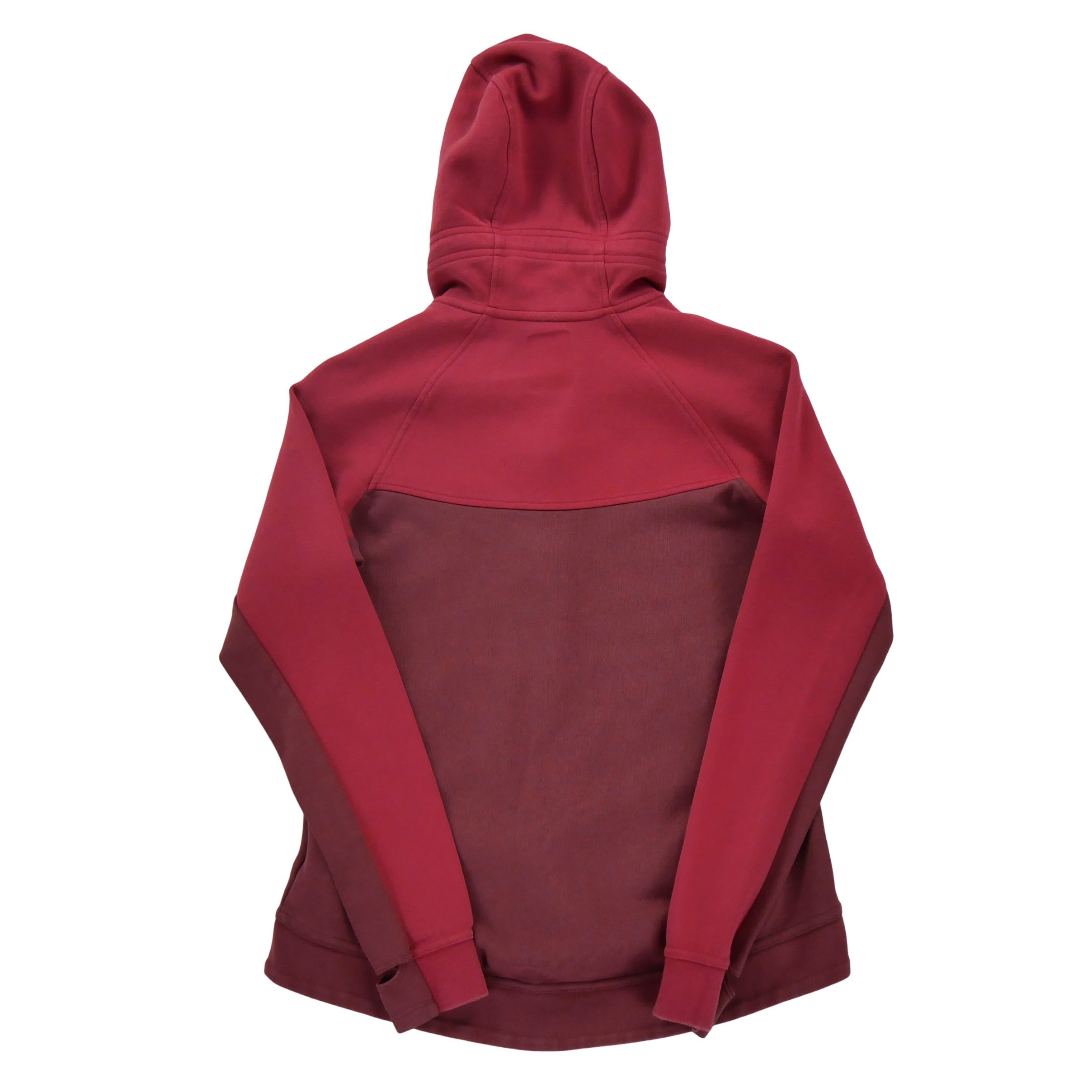 Sweat à capuche Femme  Full zip Rouge 2