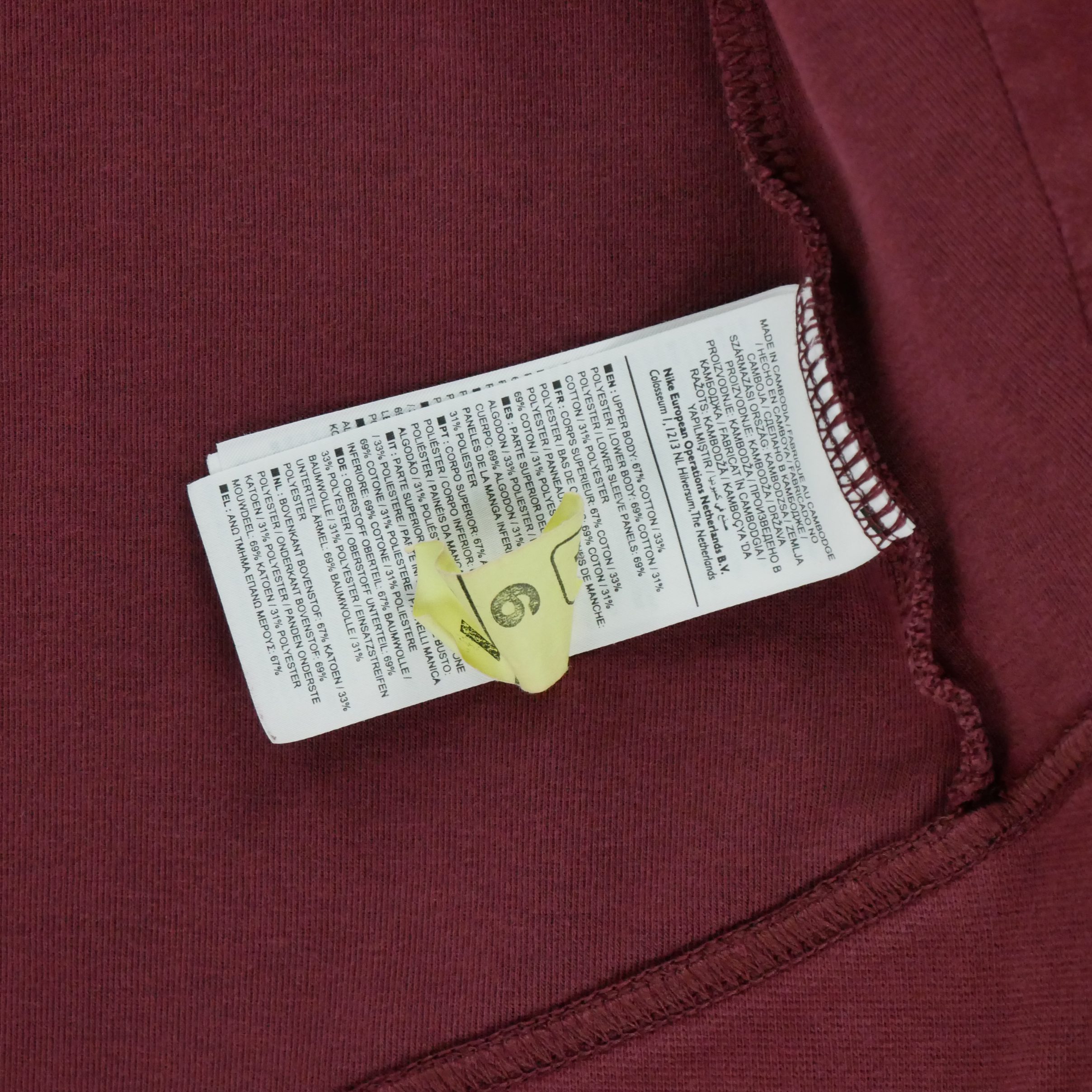 Sweat à capuche Femme  Full zip Rouge 7