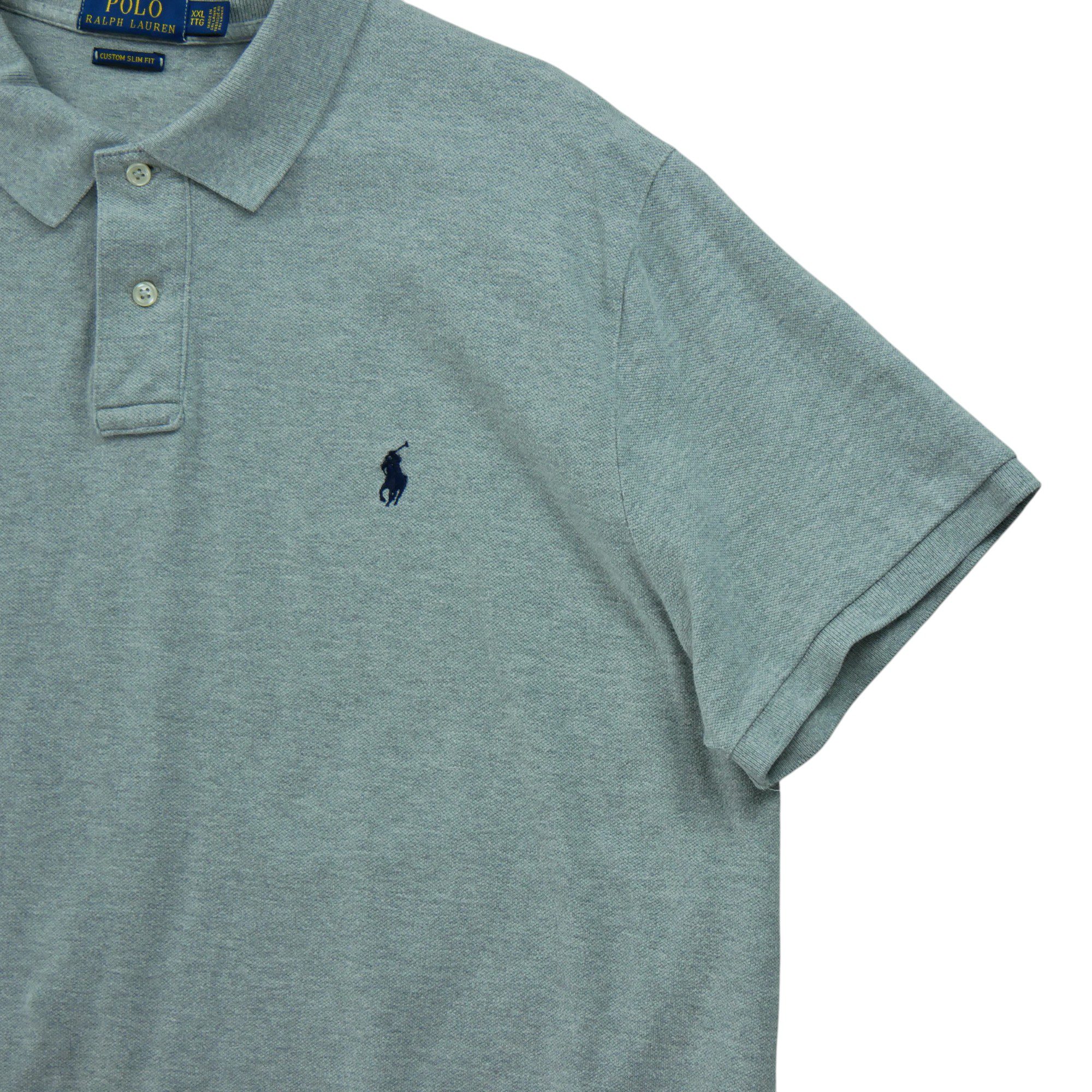 Polo manches courtes Homme  Gris 4