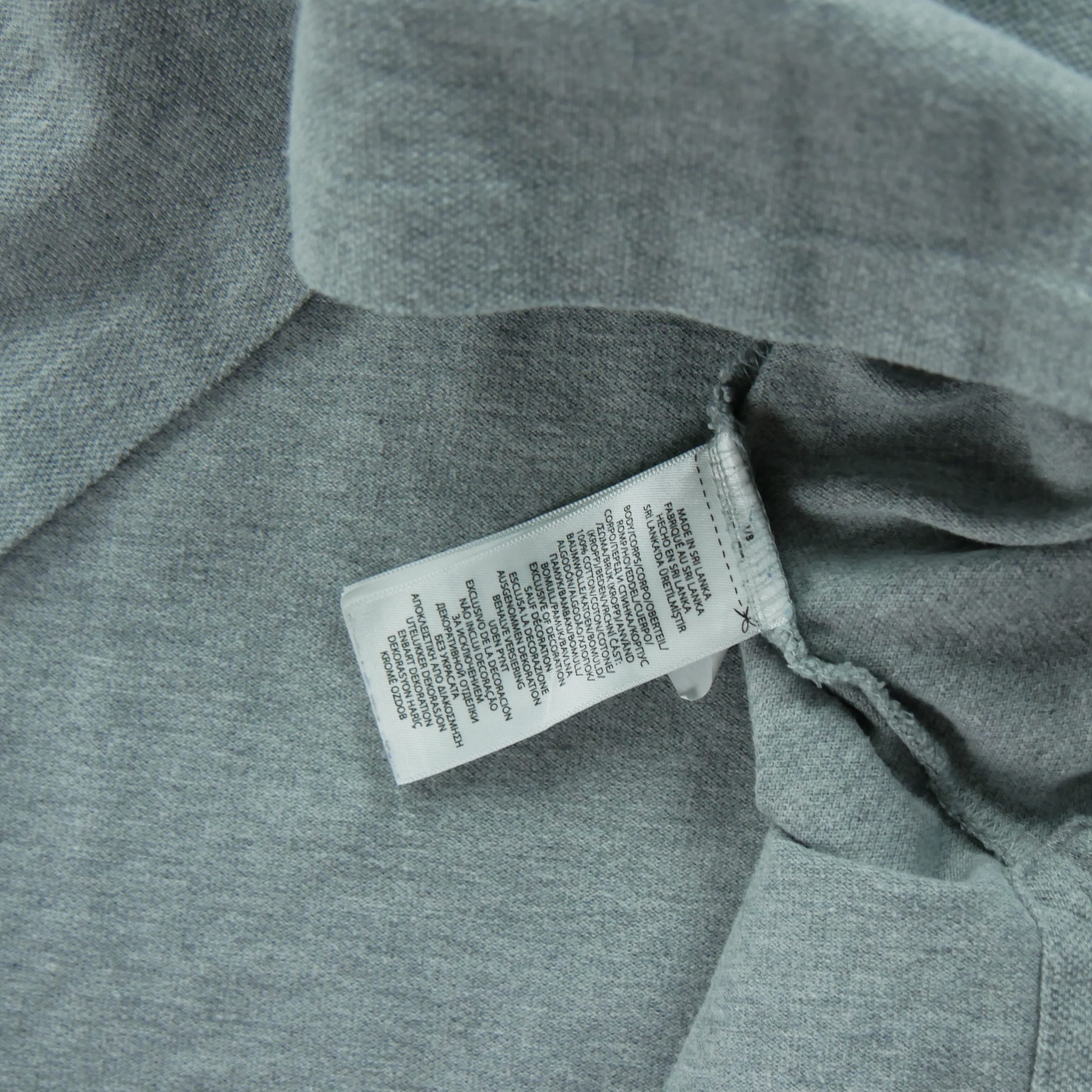 Polo manches courtes Homme  Gris 9
