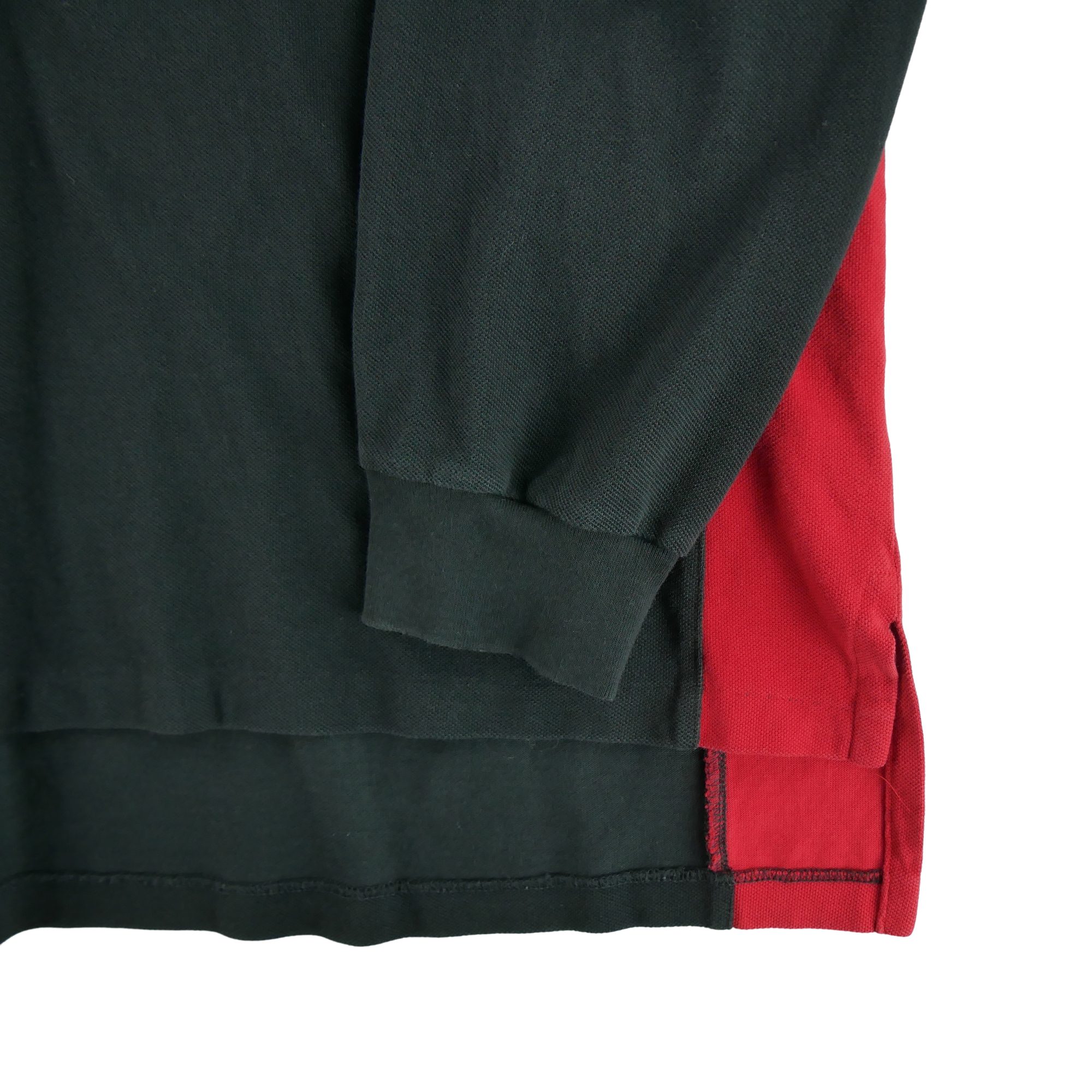 Polo manches longues Homme  Noir 4