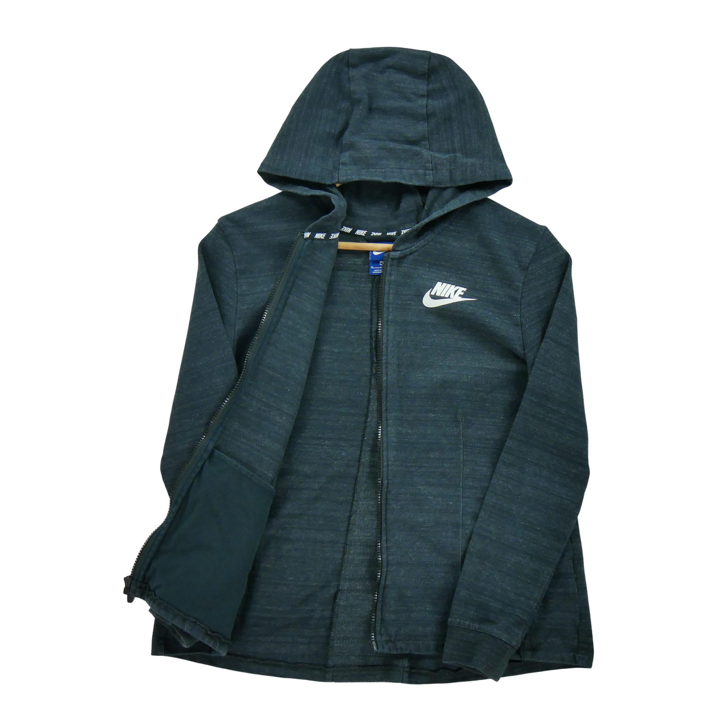 Sweat à capuche Femme  Full zip Gris 3