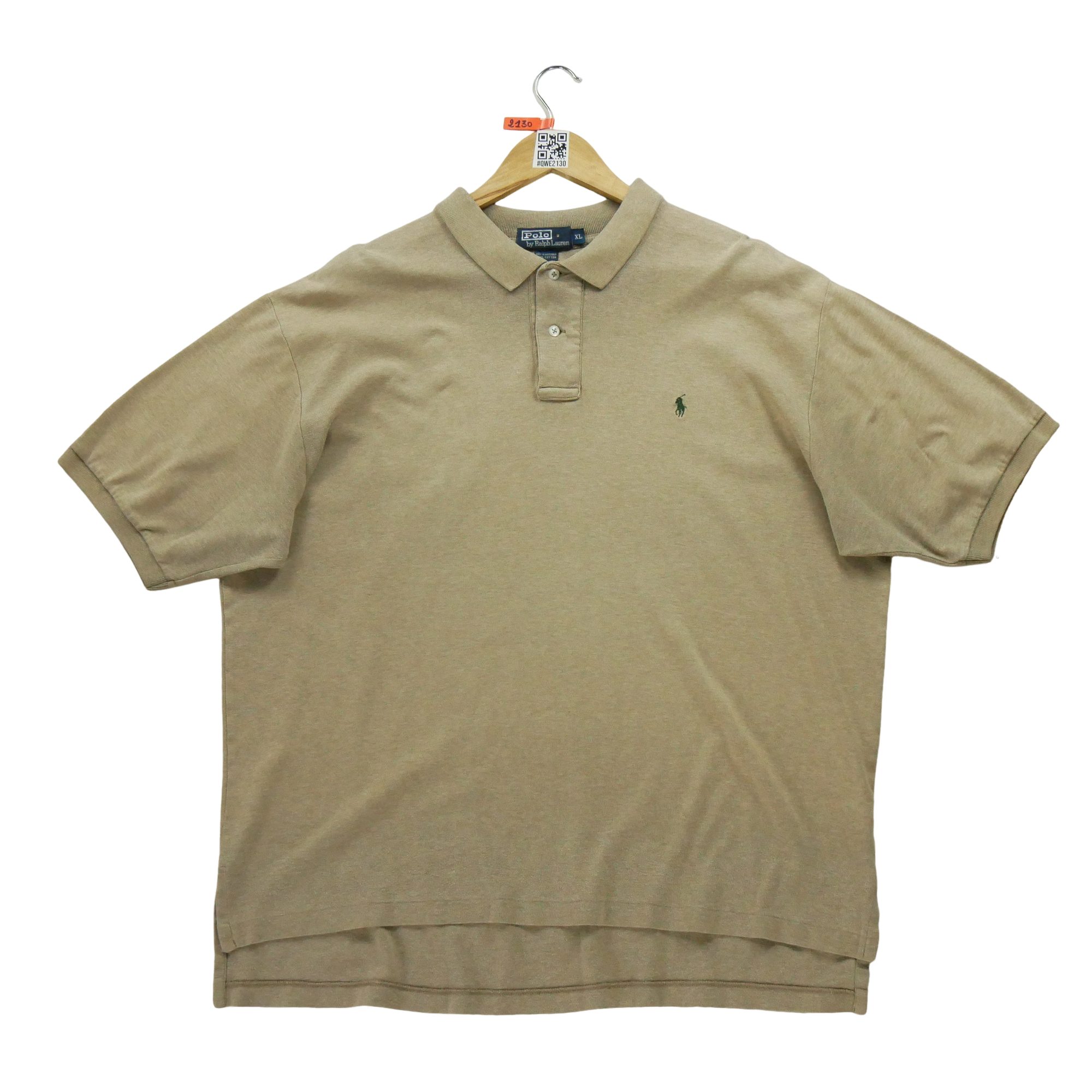 Polo manches courtes Homme  Beige 2