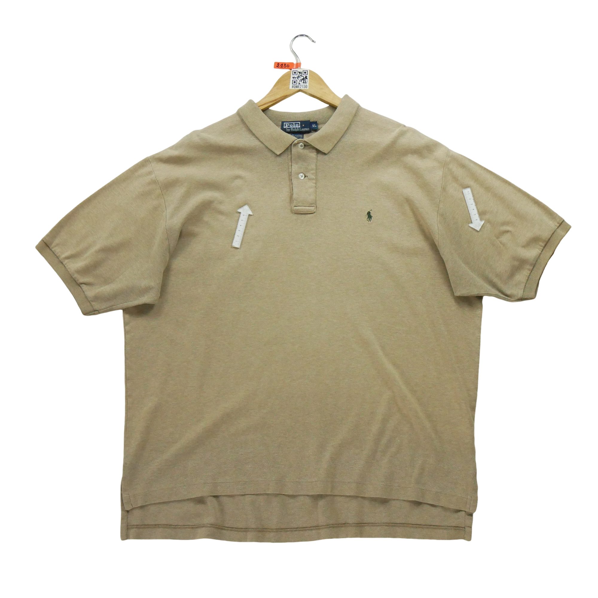 Polo manches courtes Homme  Beige 4
