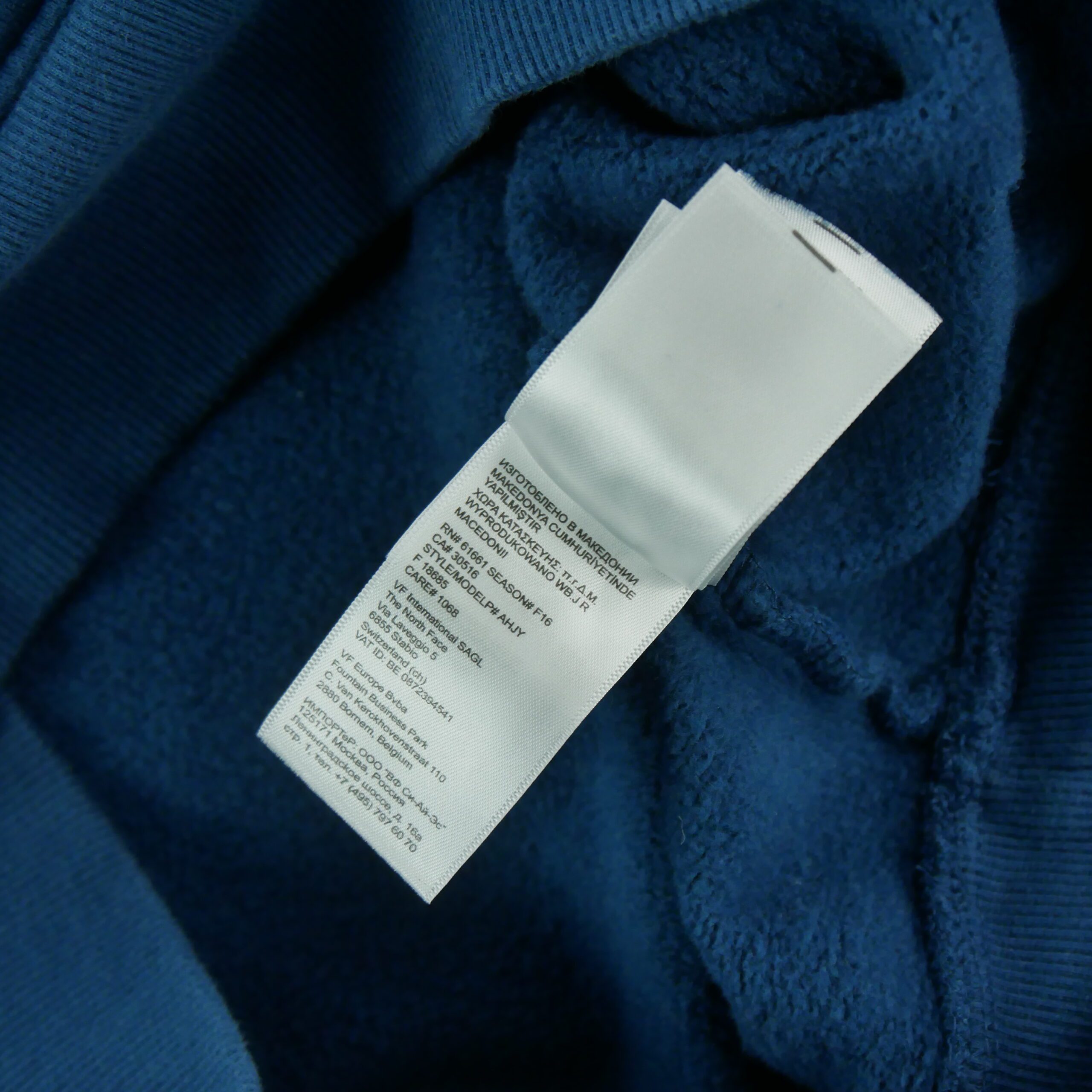 Sweat à capuche Homme  TNF Bleu 9