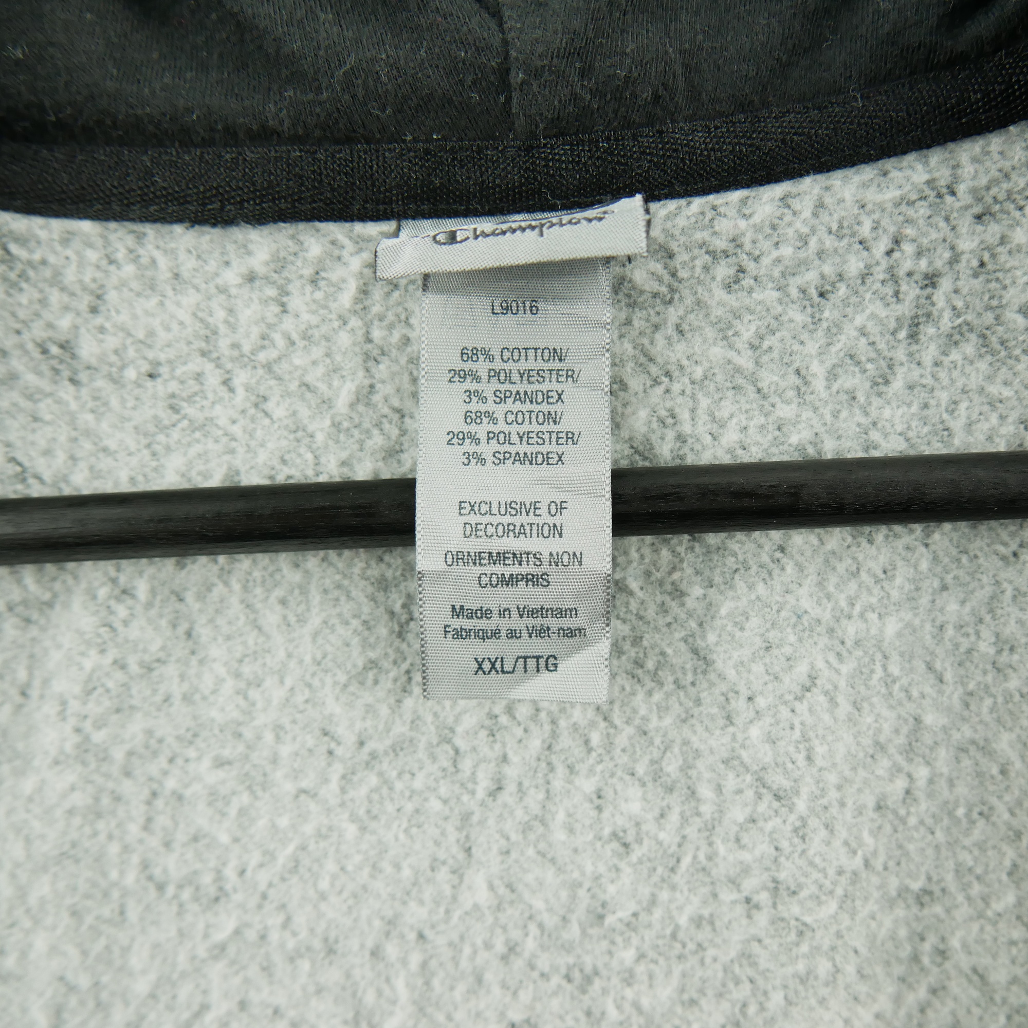 Sweat à capuche Homme  full-zip Gris 6